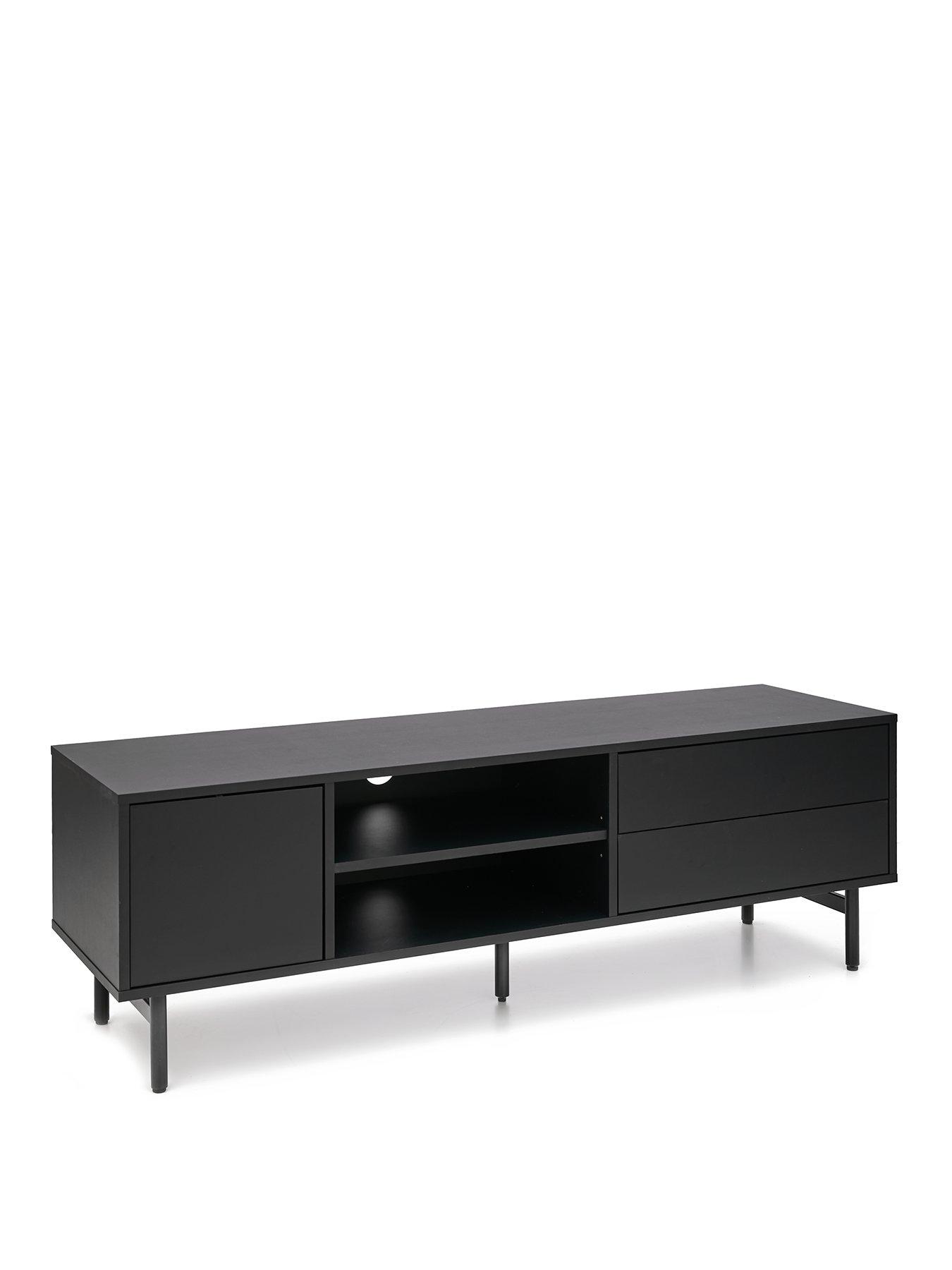 Image 3 of 7 of The Very Collection Hava Tv Unit Black - fits up To 65 inch TV&nbsp;- FSC&reg; Certified