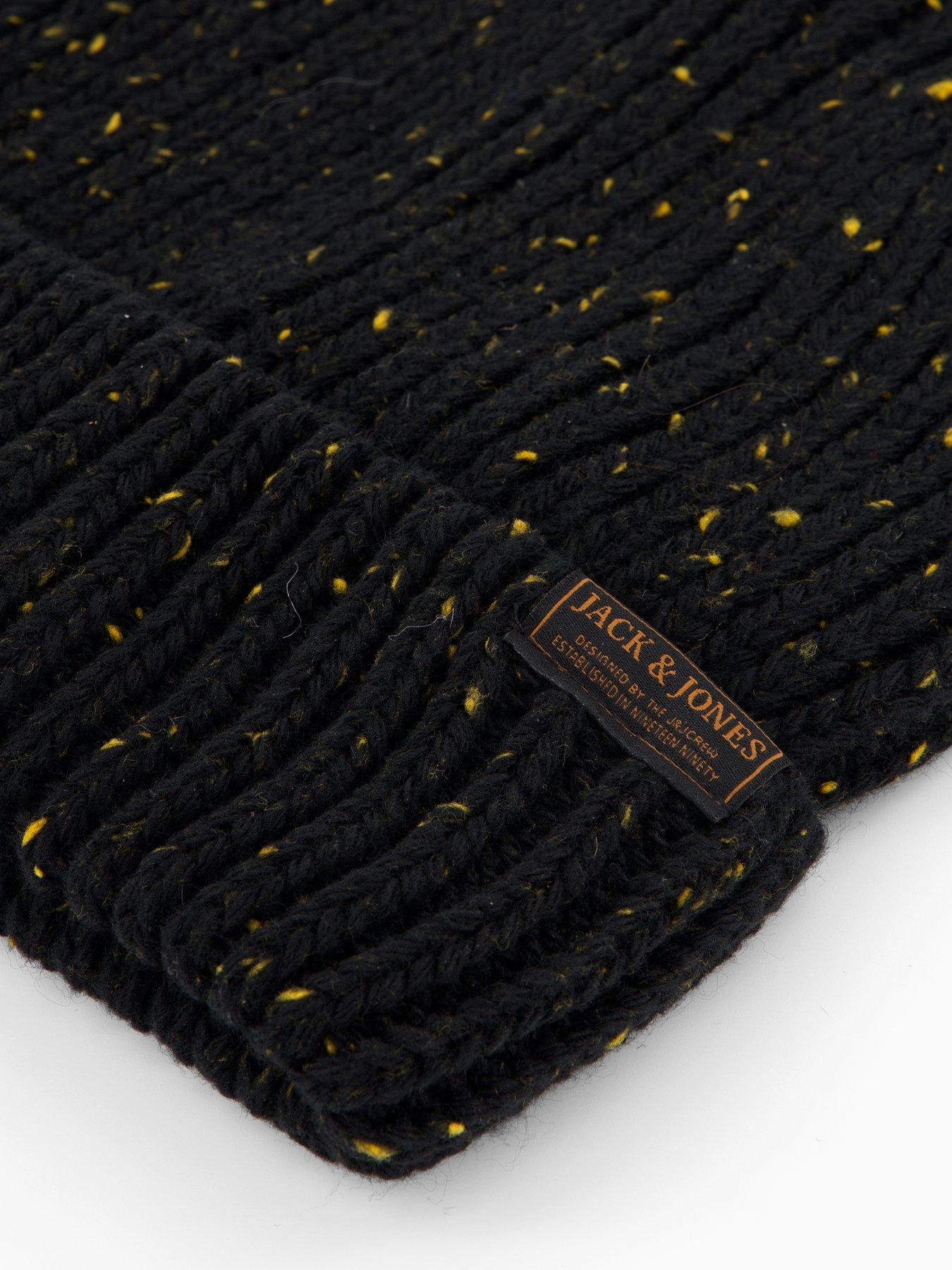 Image 3 of 4 of Jack & Jones Cliff Beanie Hat - Dark Brown