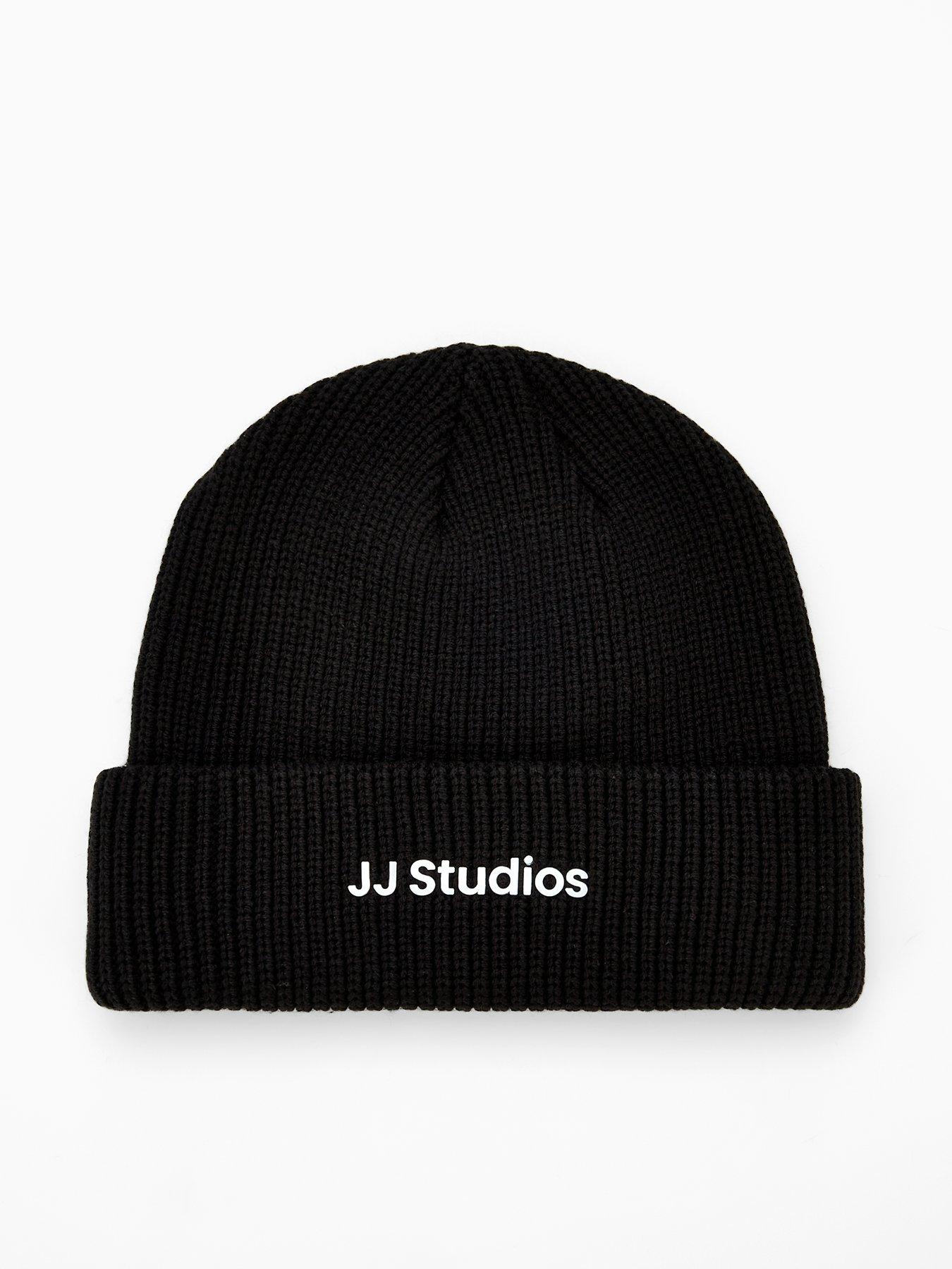 Jack & Jones Soho Jj Studios Knitted Beanie Hat - Black