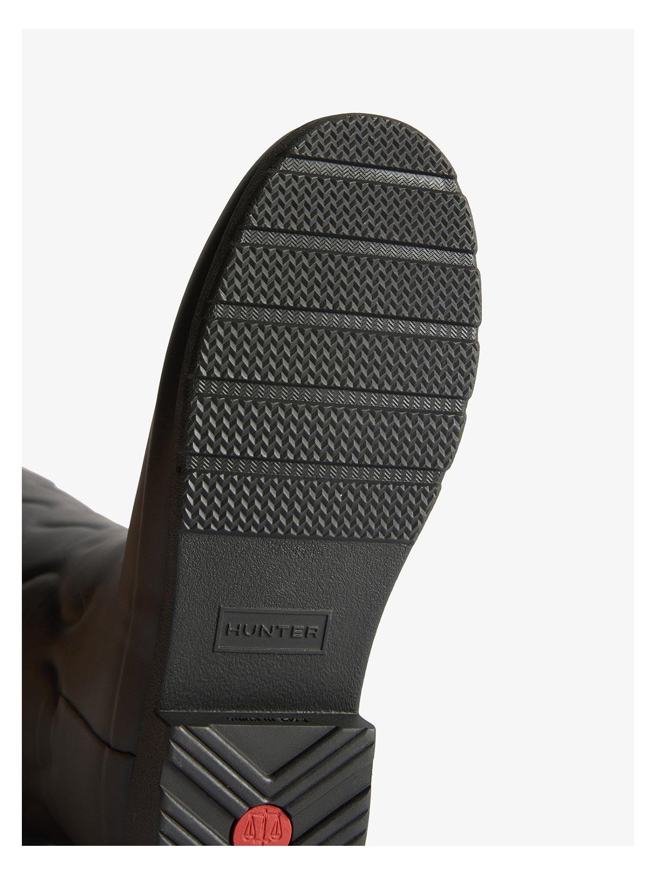  image of hunter-originals-refined-tall-onion-quilt-wellington-boot--black