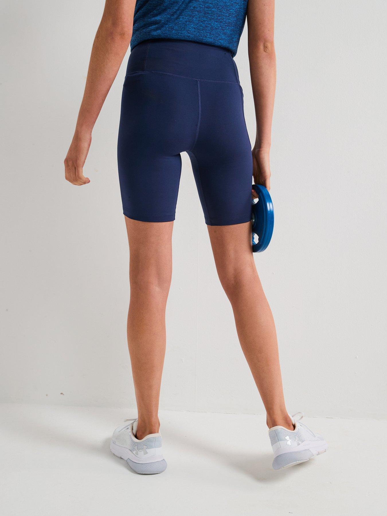 Image 2 of 6 of UNDER ARMOUR Womens Training Motion Bike Shorts - Navy