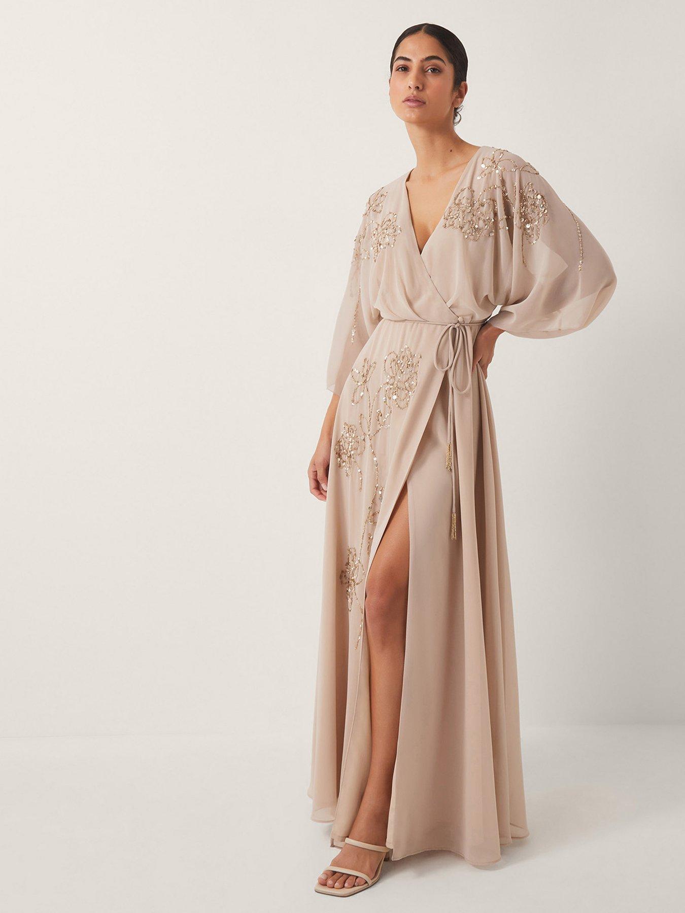monsoon-skyla-wrap-dress-nude