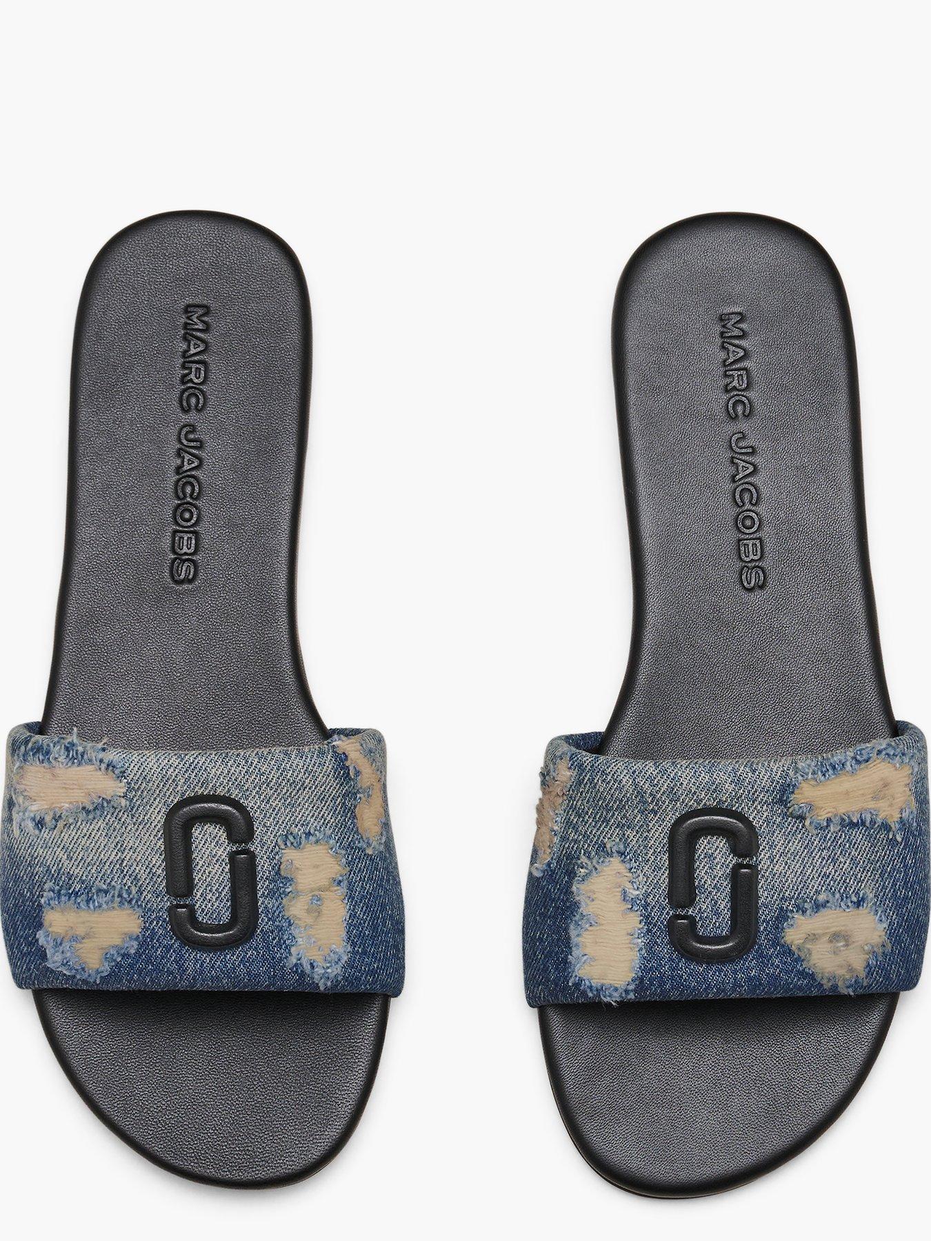 Image 3 of 5 of MARC JACOBS The Snapshot Sliders - Gold