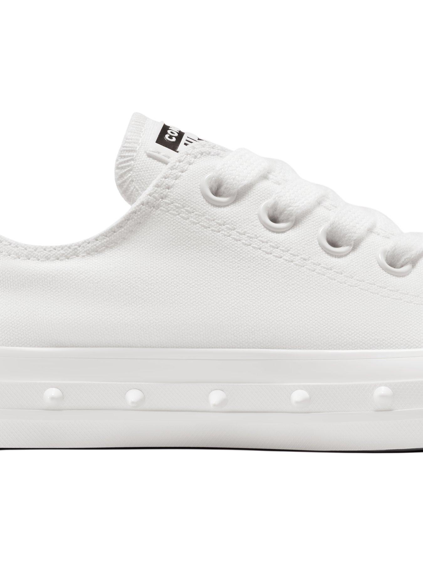 Image 7 of 7 of Converse Womens Chuck Taylor All Star Ox Spikes - White