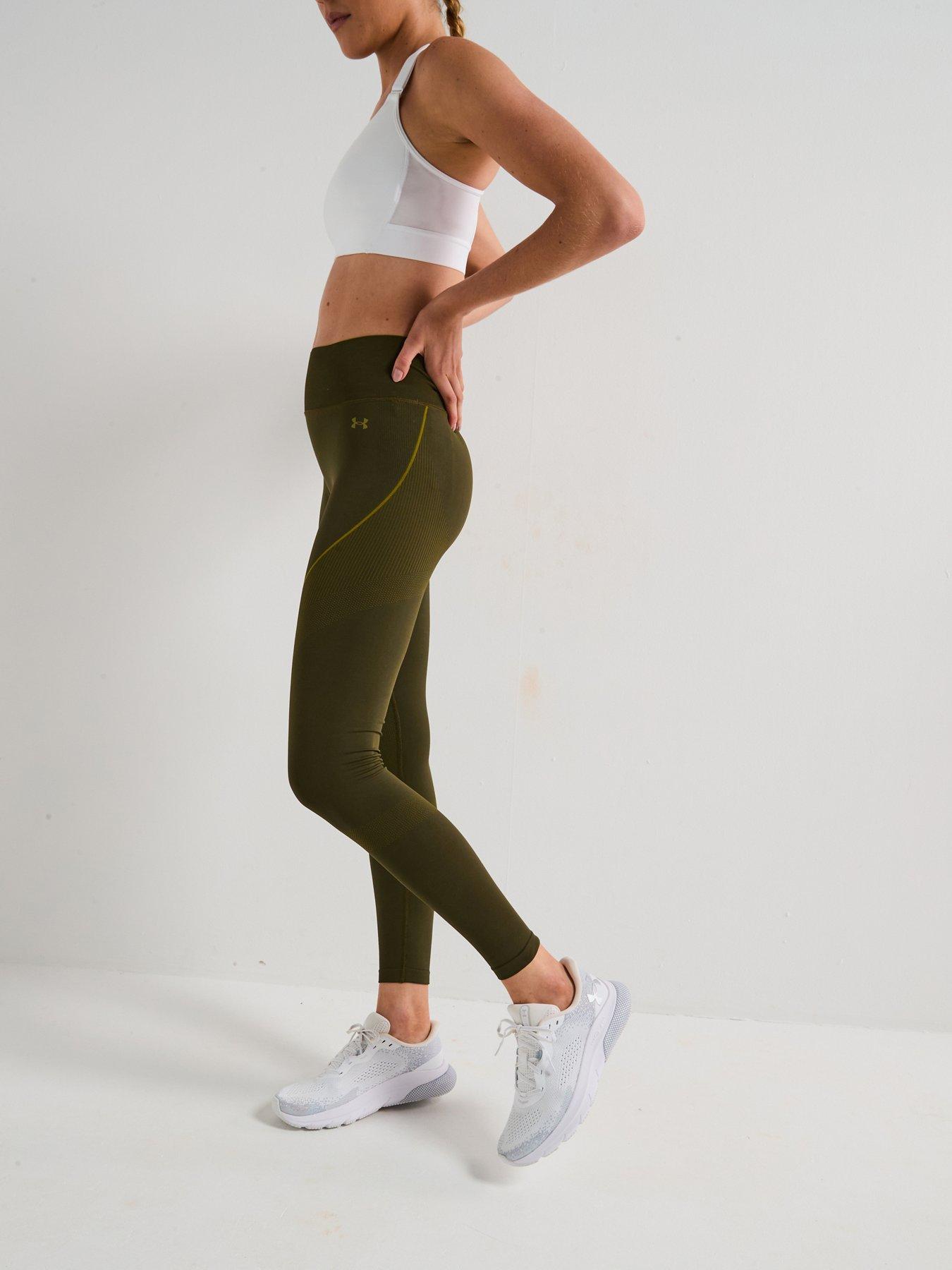 UNDER ARMOUR Womens Training Vanish Seamless Tights - Green