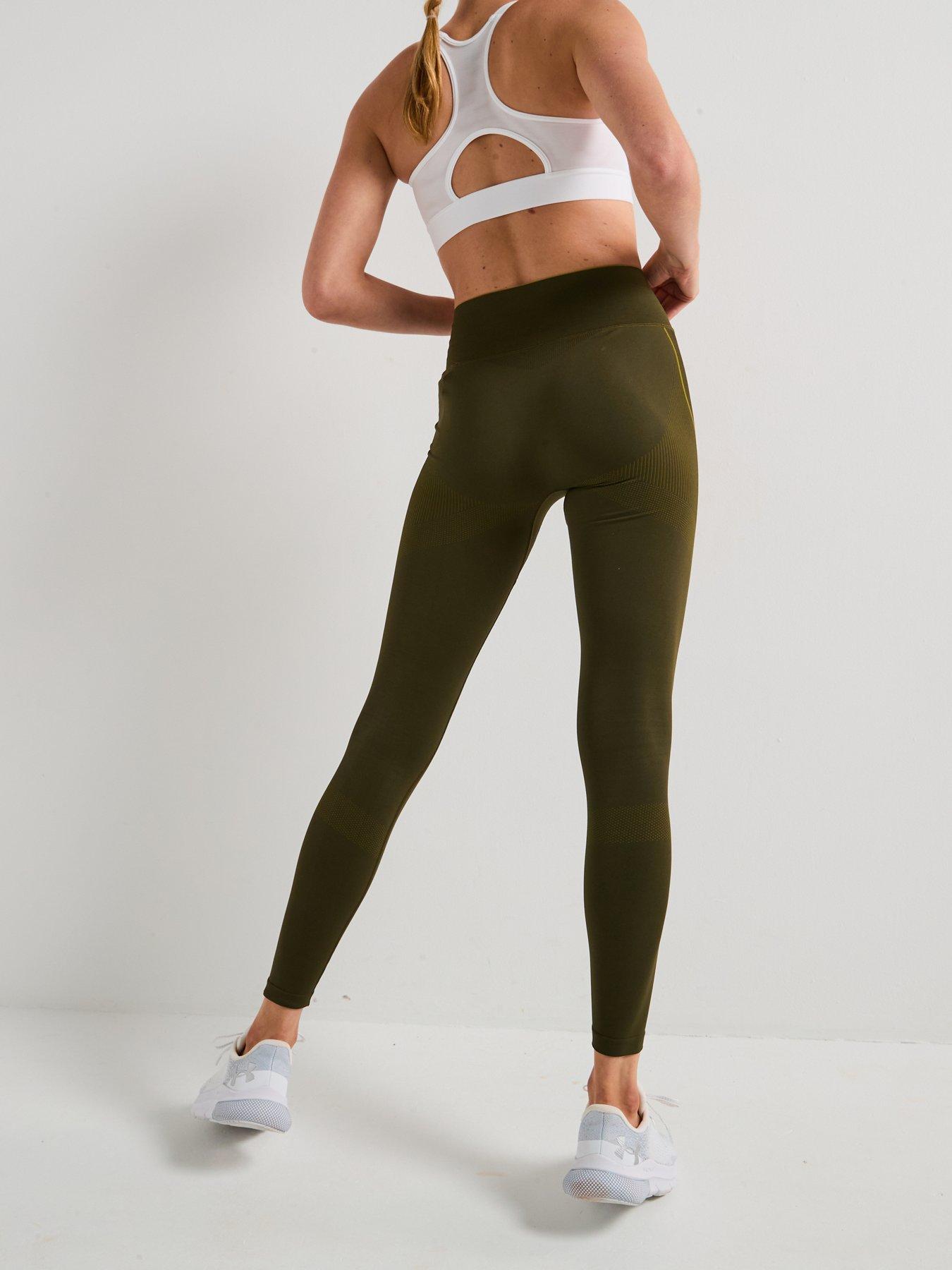 Image 2 of 6 of UNDER ARMOUR Womens Training Vanish Seamless Tights - Green