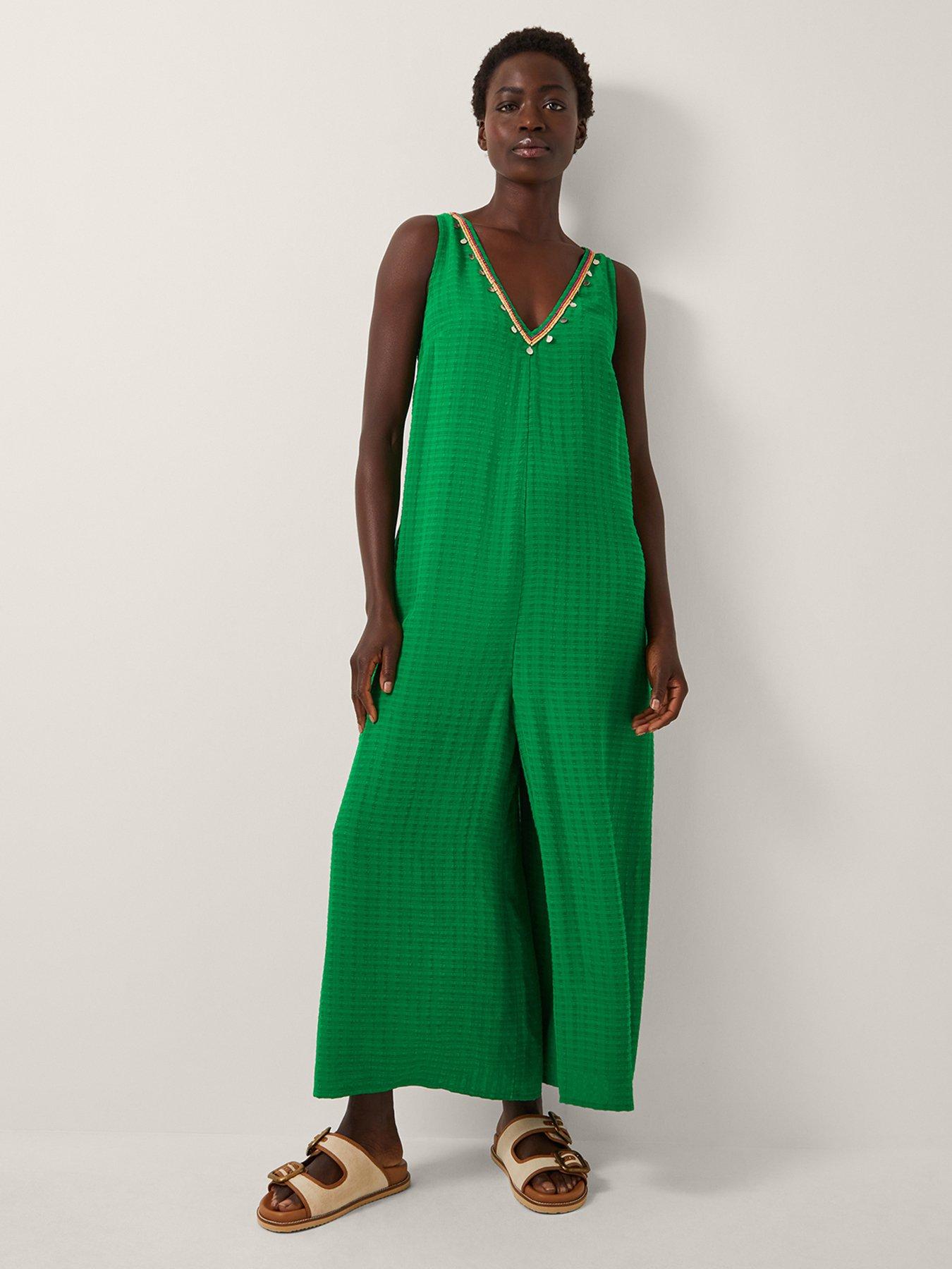 undefined Hanna Romper - Green