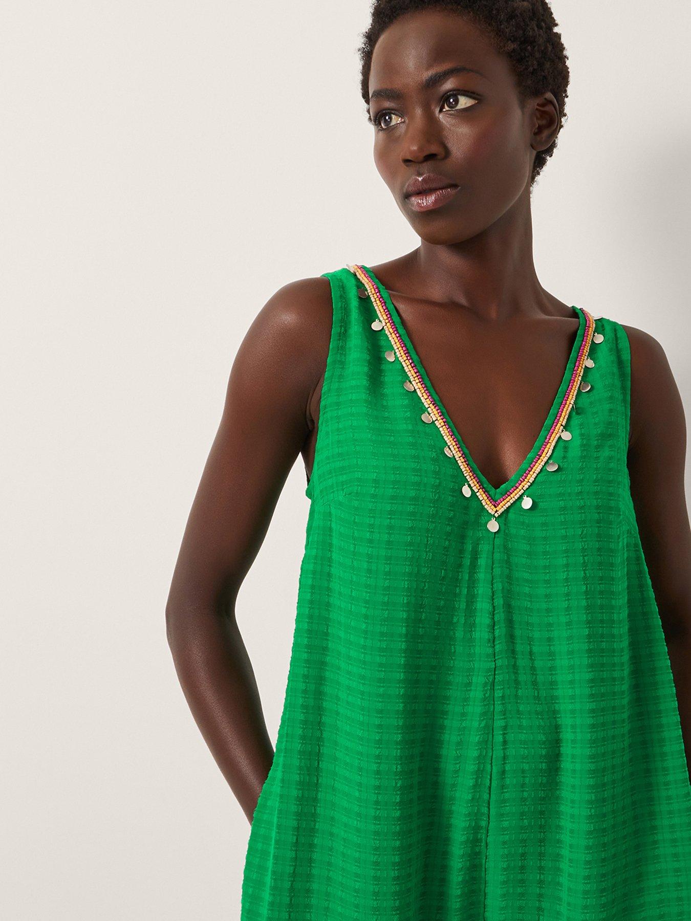 Image 4 of 5 of Monsoon Hanna Jumpsuit - Green