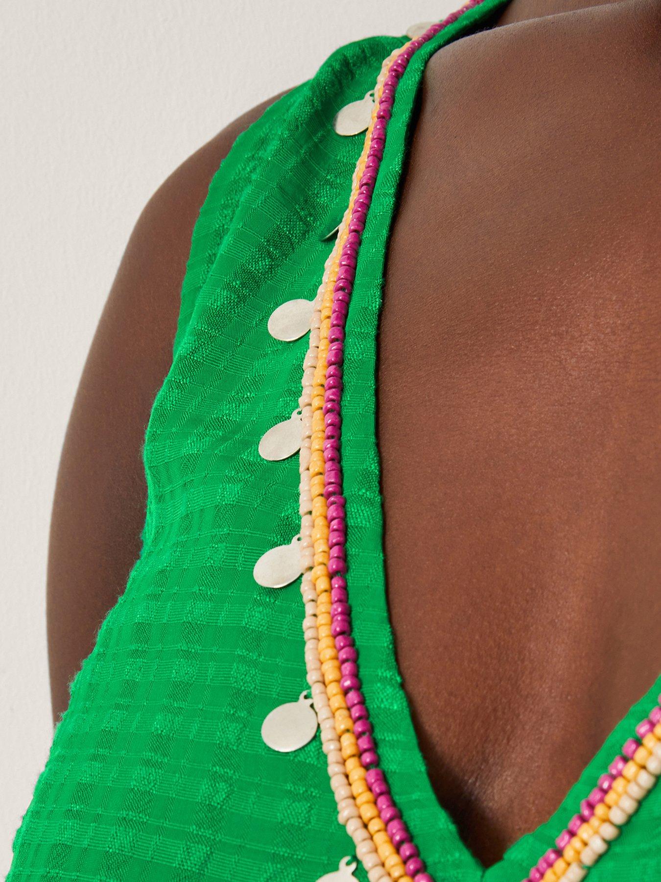 Image 5 of 5 of Monsoon Hanna Jumpsuit - Green