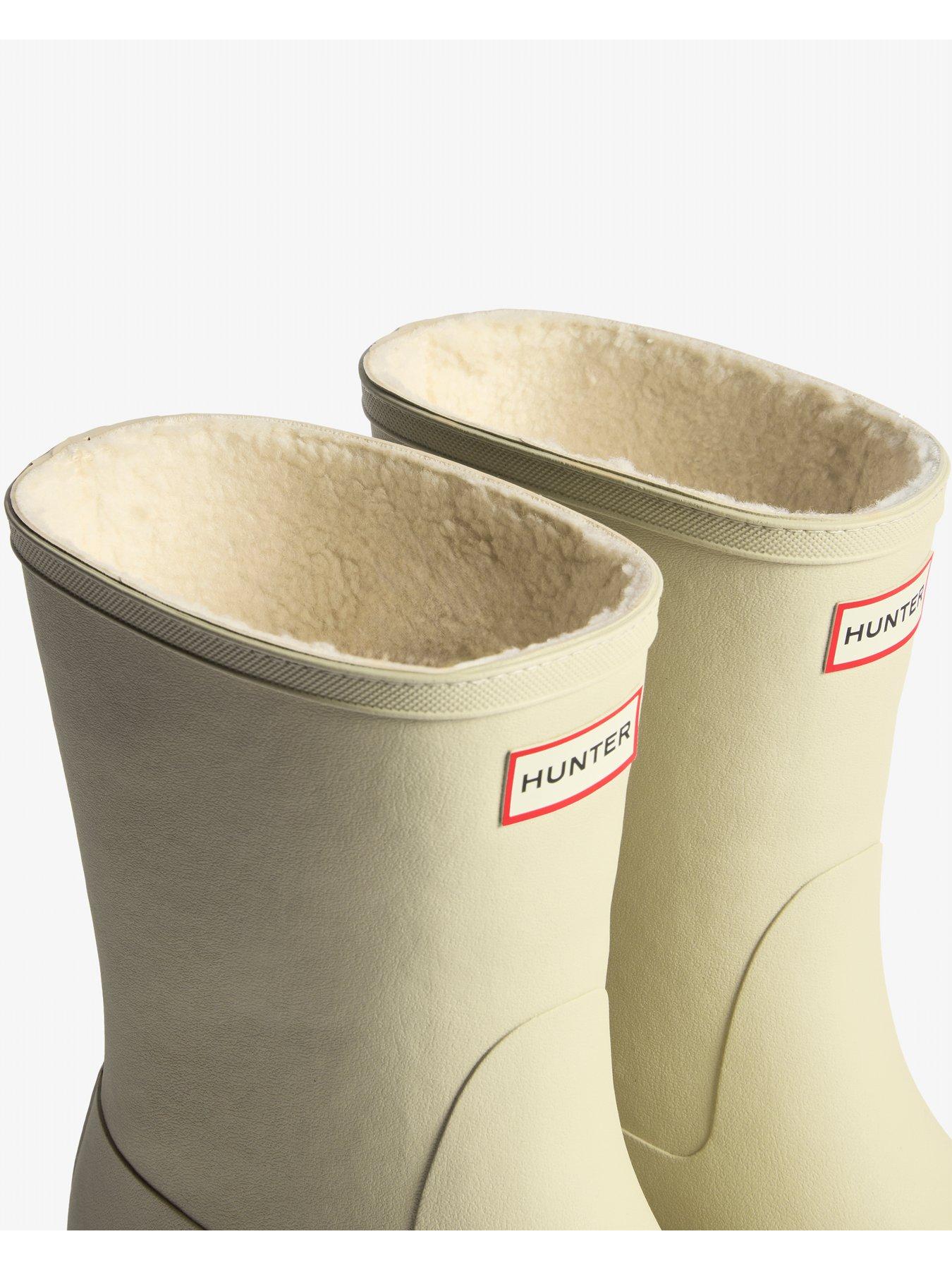 Image 5 of 5 of Hunter Downpour Short Insulated Wellington Boot- Beige