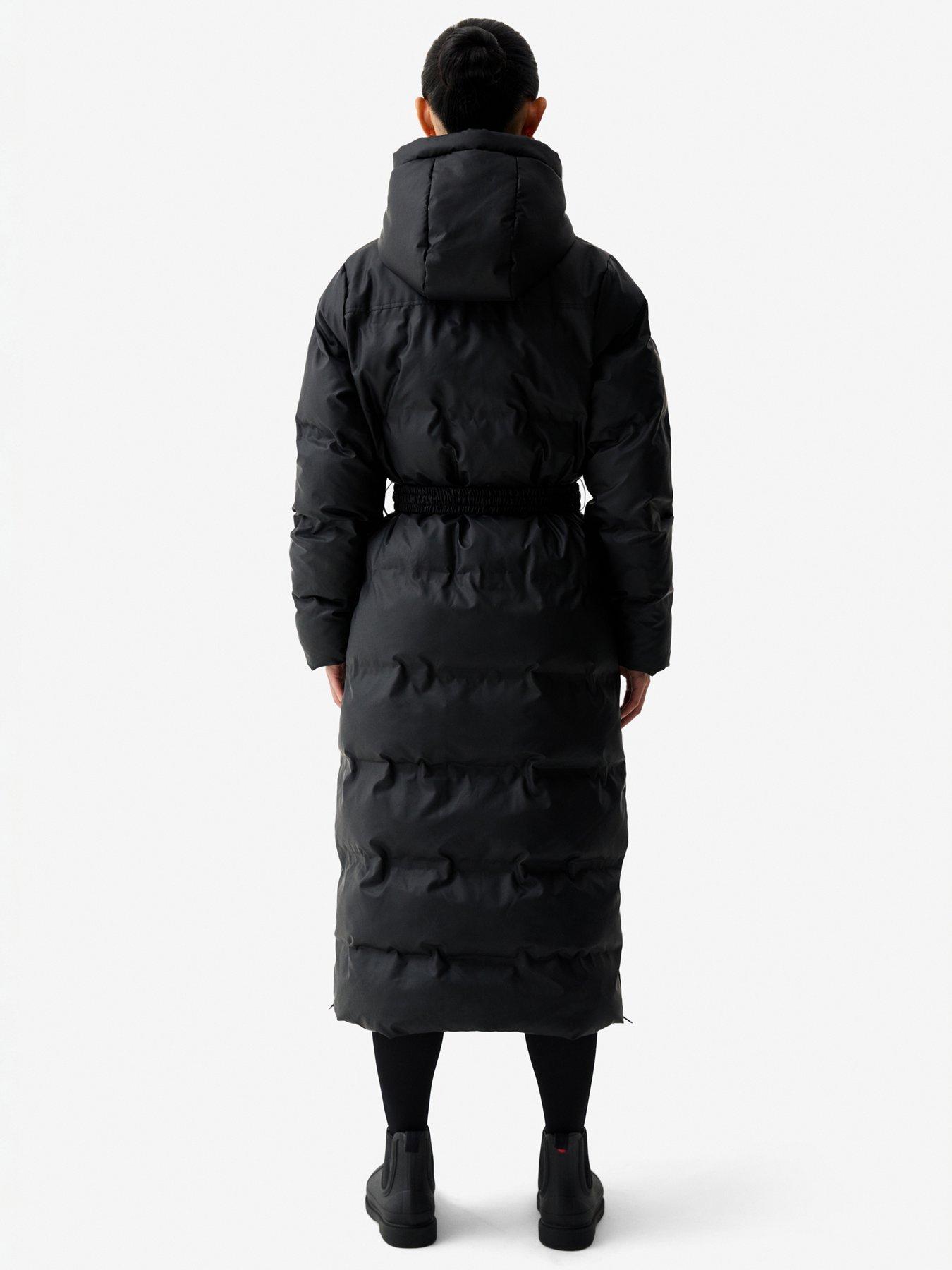 Image 2 of 4 of Hunter Hutchison Sonic Welded Pu Long Padded Jacket - Black