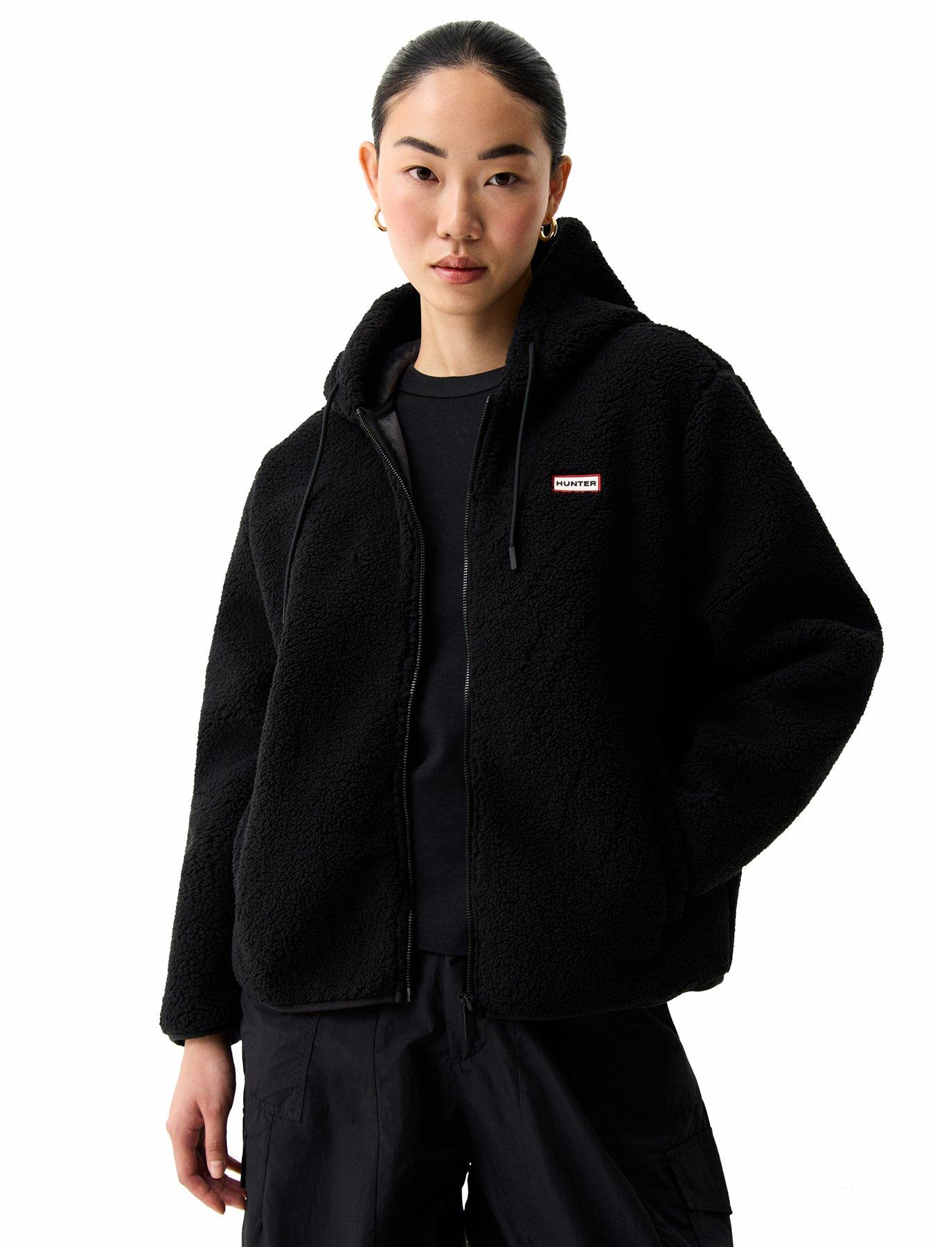 Hunter Bonelle Borg Fleece Jacket - Black