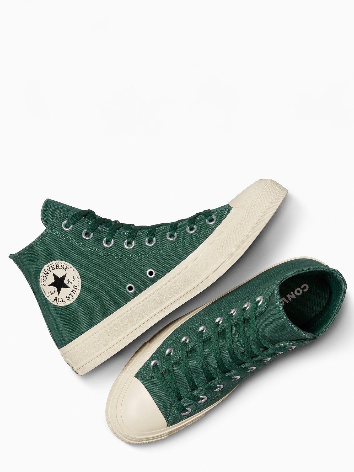  image of converse-mens-chuck-taylor-all-star-durable-high-top-green