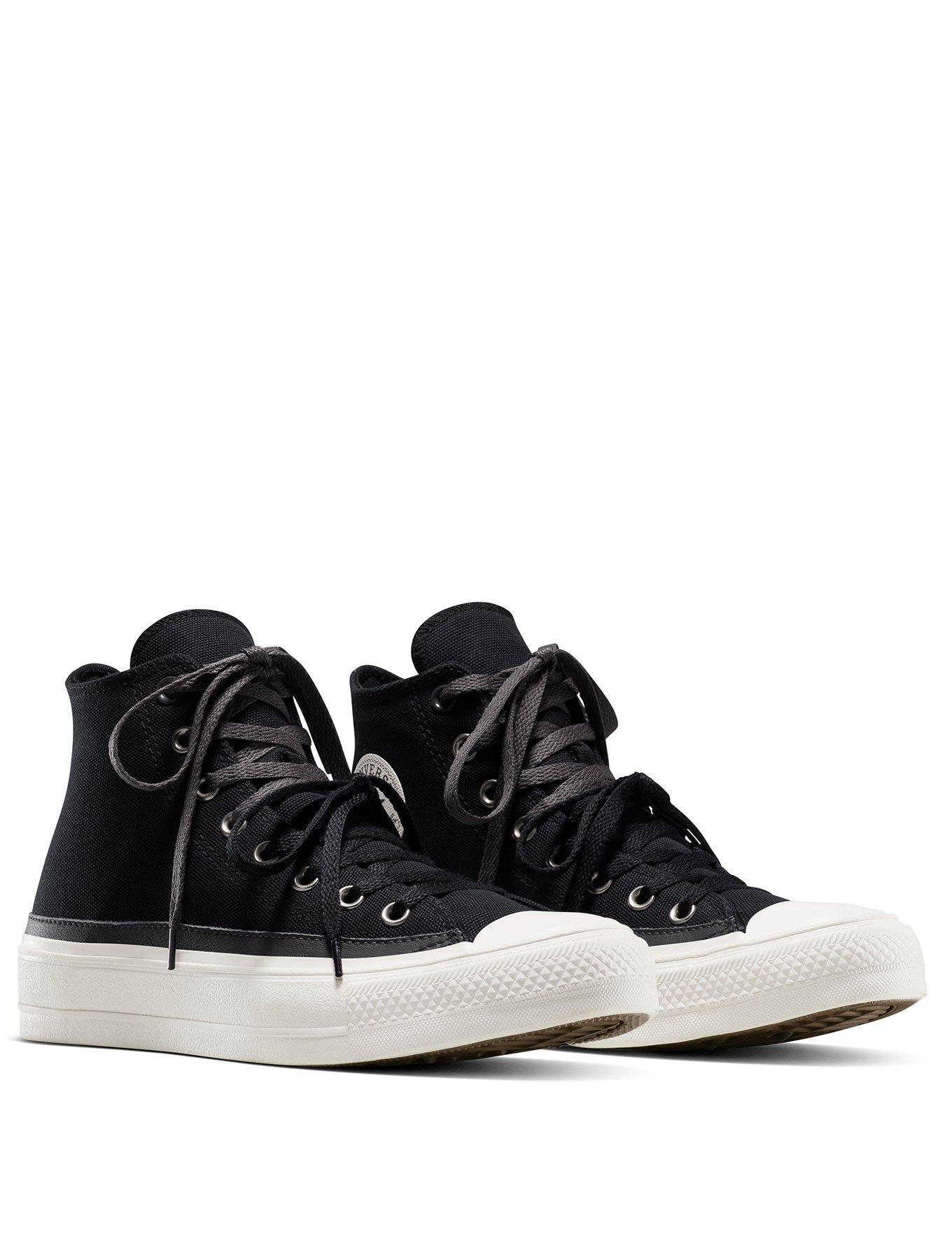 Image 2 of 7 of Converse Mens Chuck Taylor All Star Wide Hi - Black