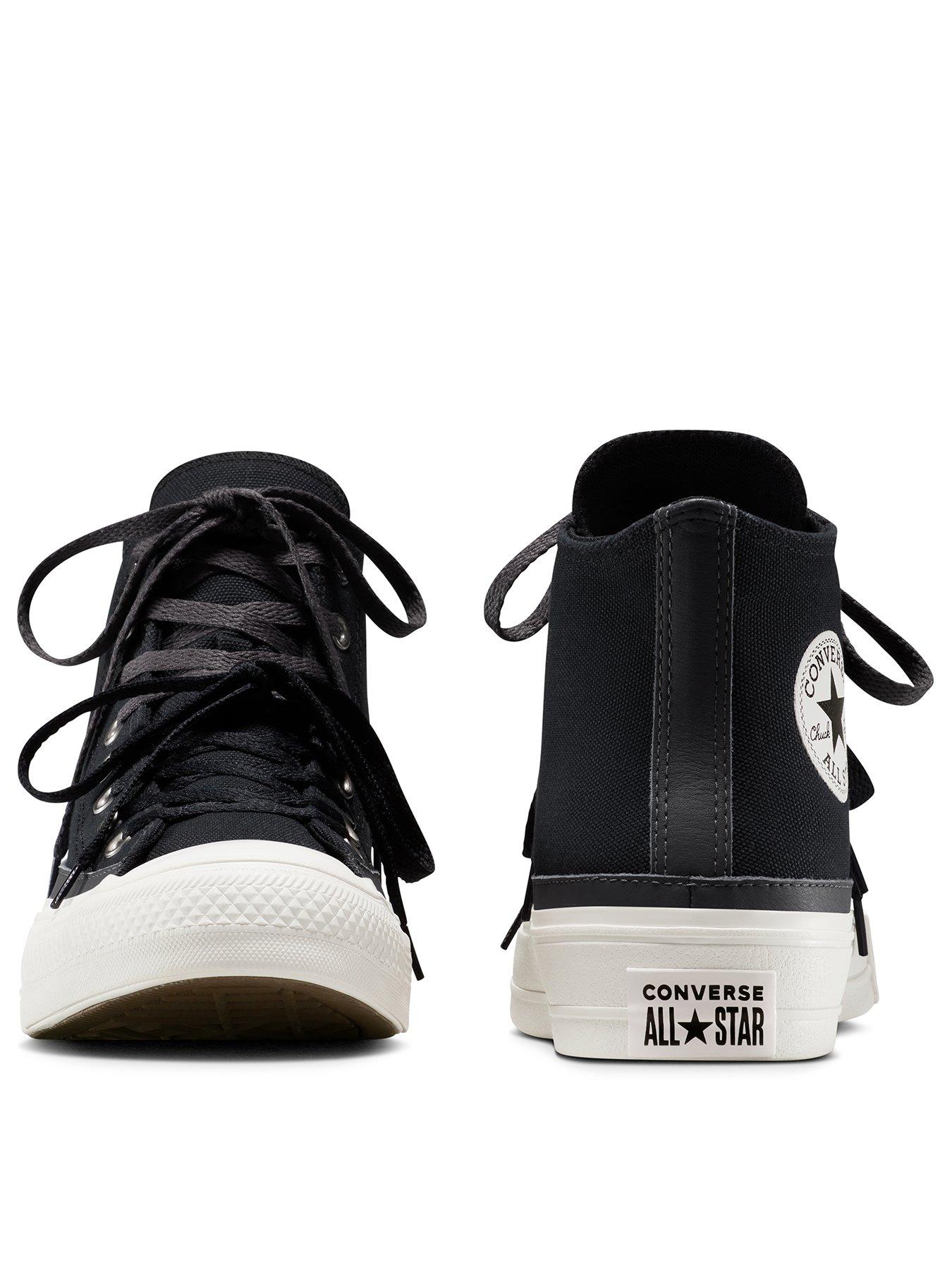 Image 3 of 7 of Converse Mens Chuck Taylor All Star Wide Hi - Black
