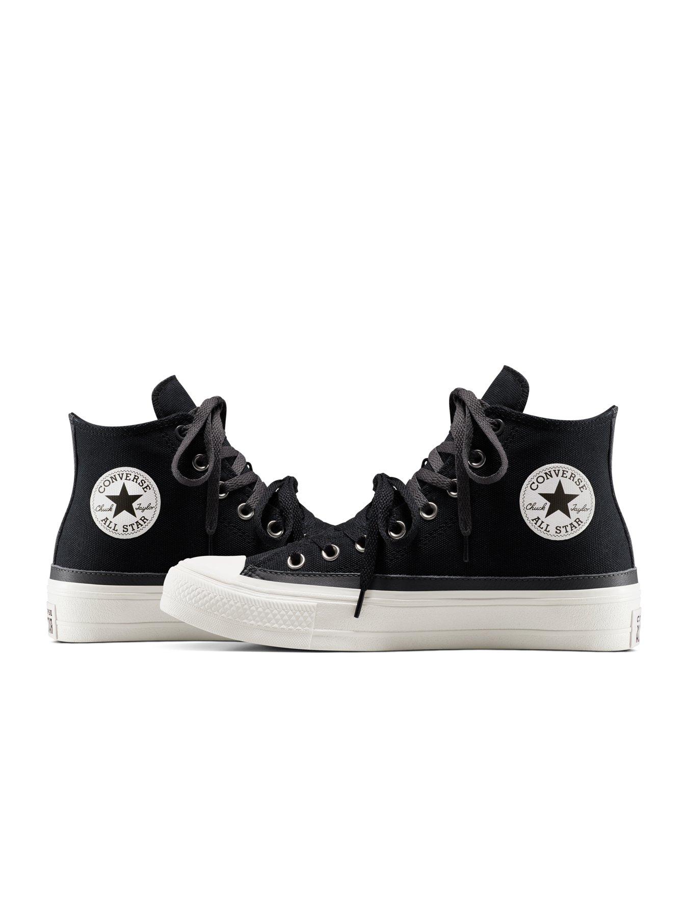 Image 6 of 7 of Converse Mens Chuck Taylor All Star Wide Hi - Black