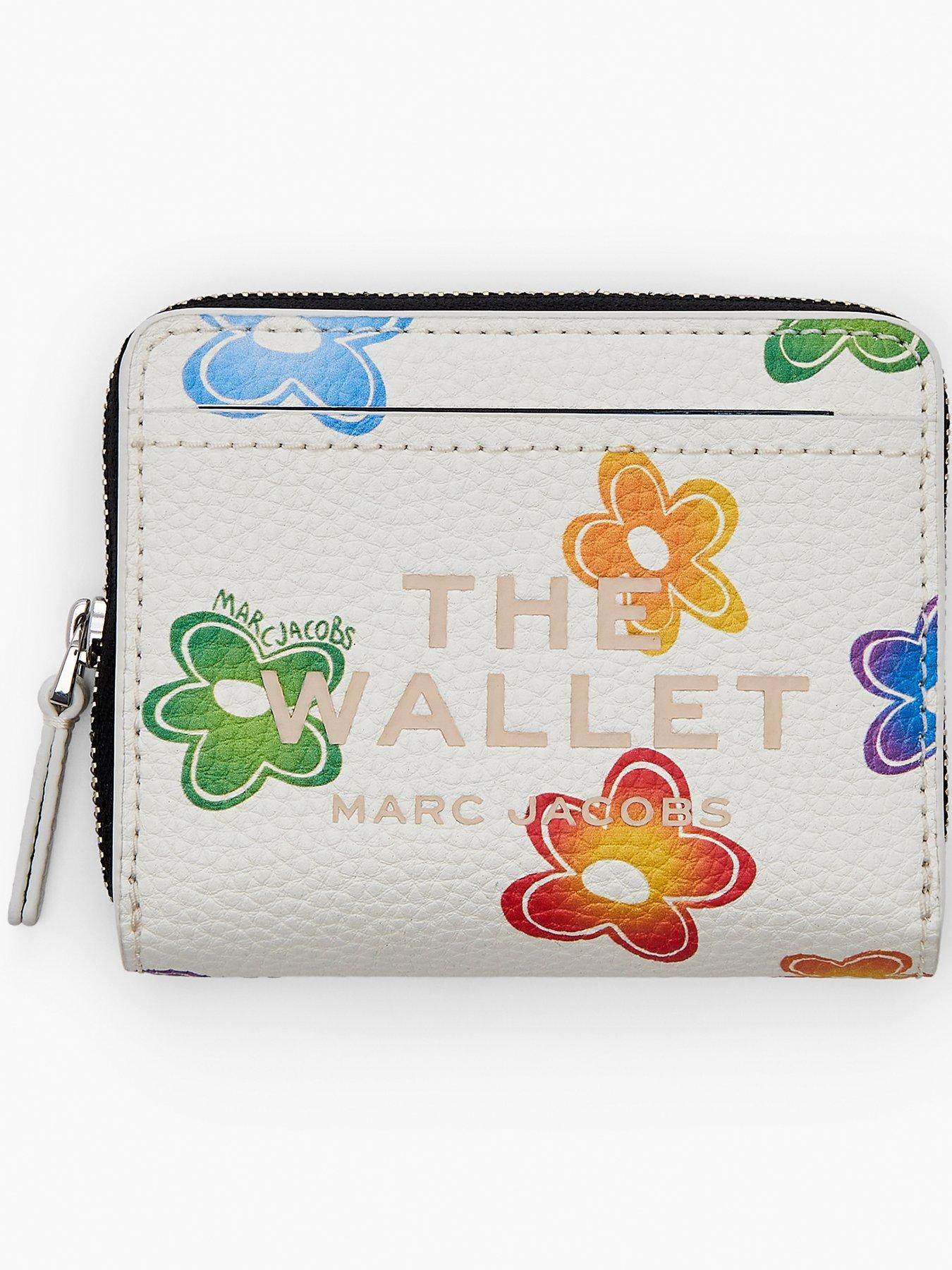 MARC JACOBS The Daisy Mini Compact Wallet - White