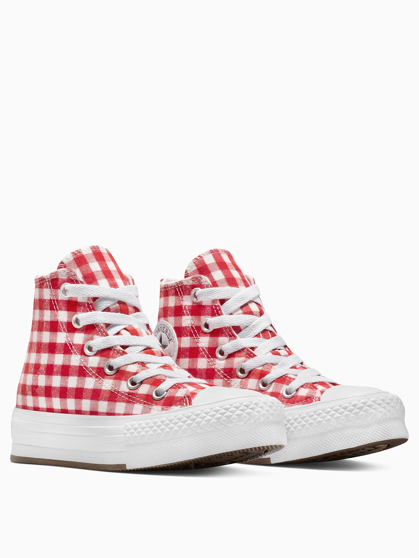 stillFront image of converse-kids-chuck-taylor-all-star-eva-lift-hi-tops-red-gingham