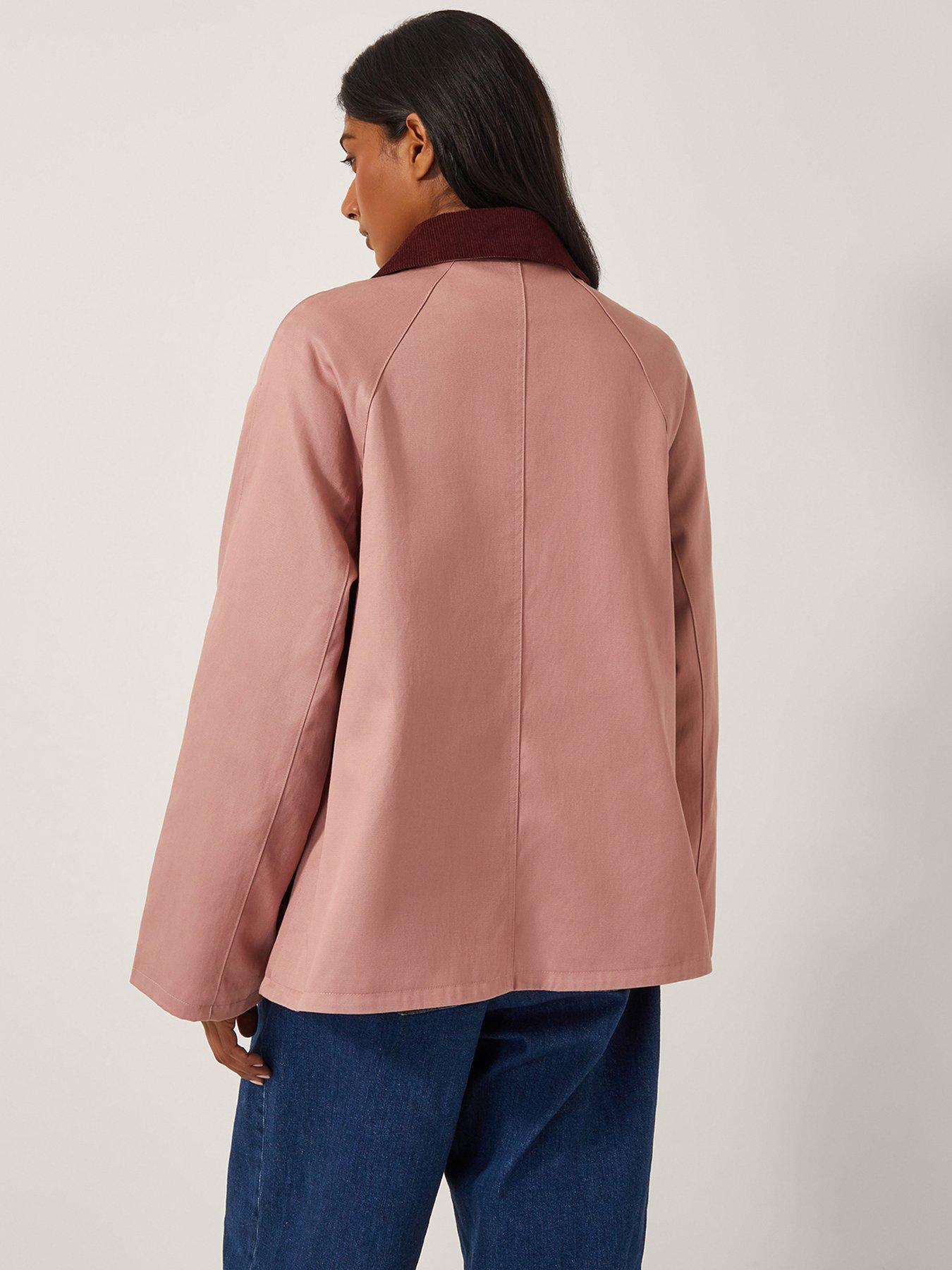 Image 2 of 4 of Monsoon Rosie Barn Jacket - Pink