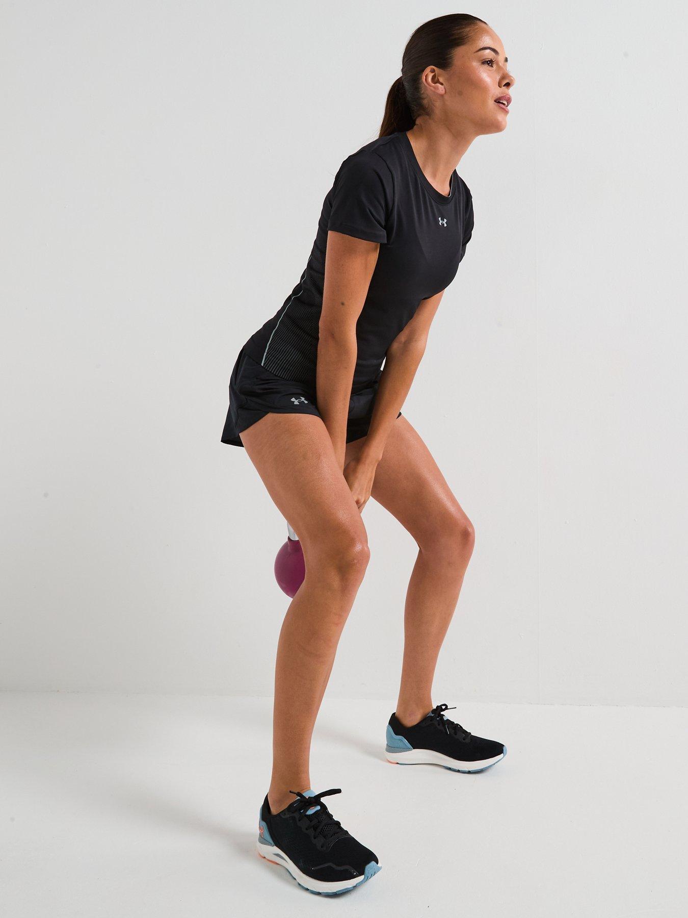 Image 5 of 6 of UNDER ARMOUR Womens Training Vanish Seamless T-Shirt - Black