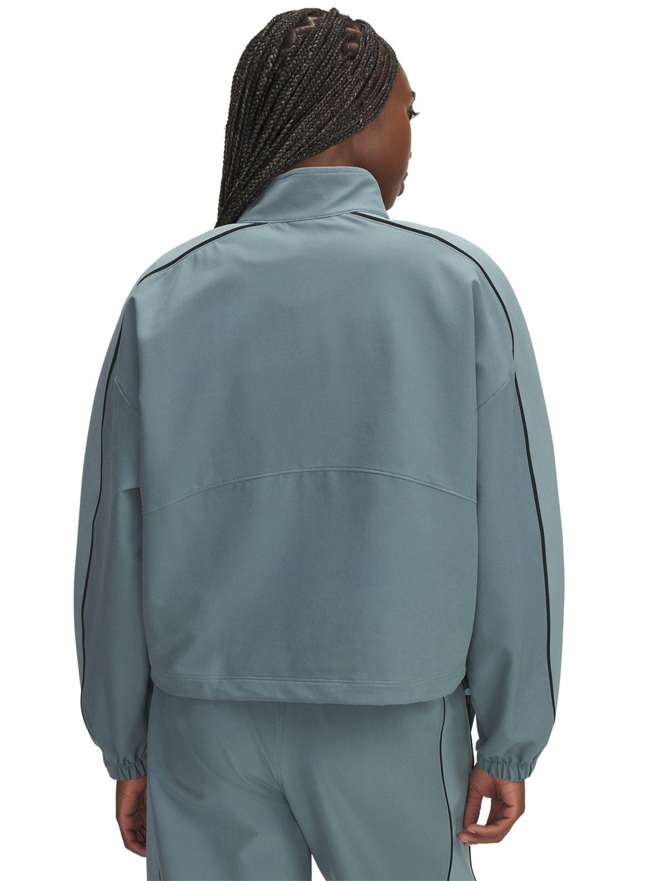 Image 2 of 3 of UNDER ARMOUR Womens Training Rival Woven Jacket - Green