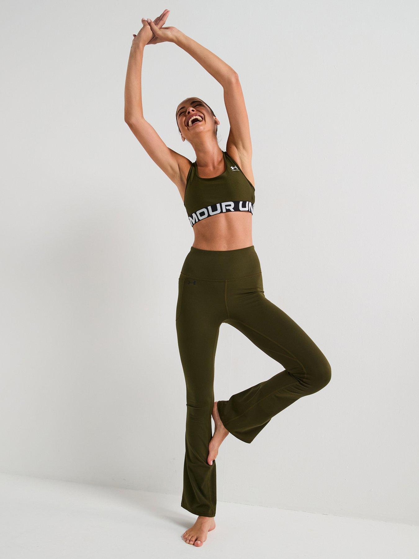 UNDER ARMOUR Womens Training Motion Flare Pants - Green