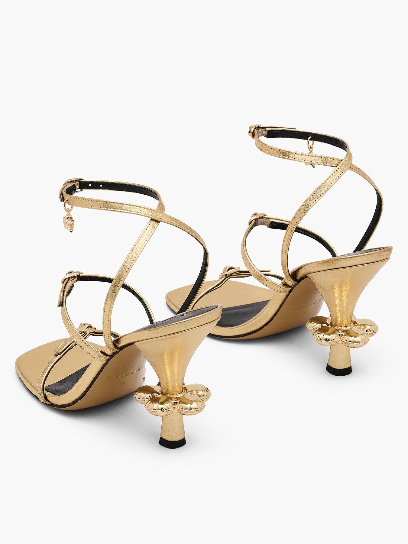  image of marc-jacobs-the-daisy-heel-gold