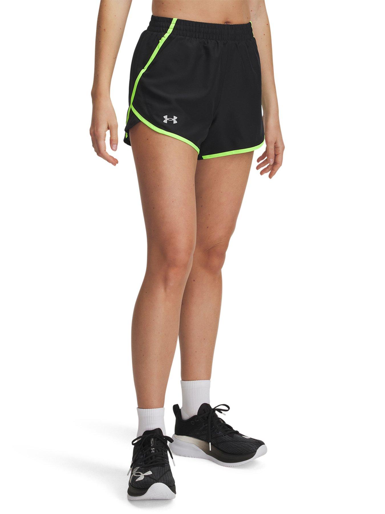 undefined Womens Running Fly By 3Inch Shorts - Black