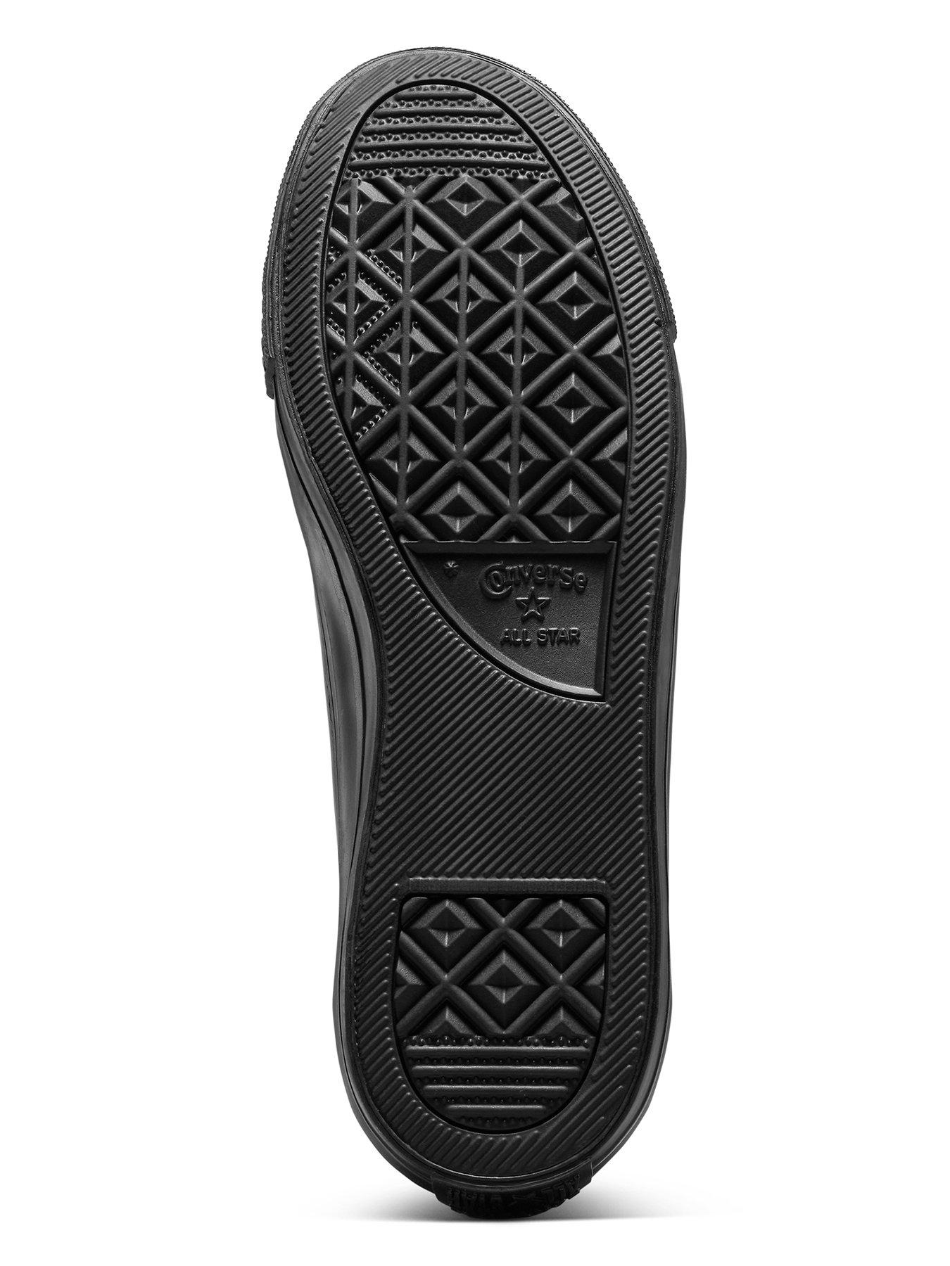 Image 5 of 6 of Converse Womens Chuck Taylor All Star Dainty Ballerina Patent Leather Slip-On - Black