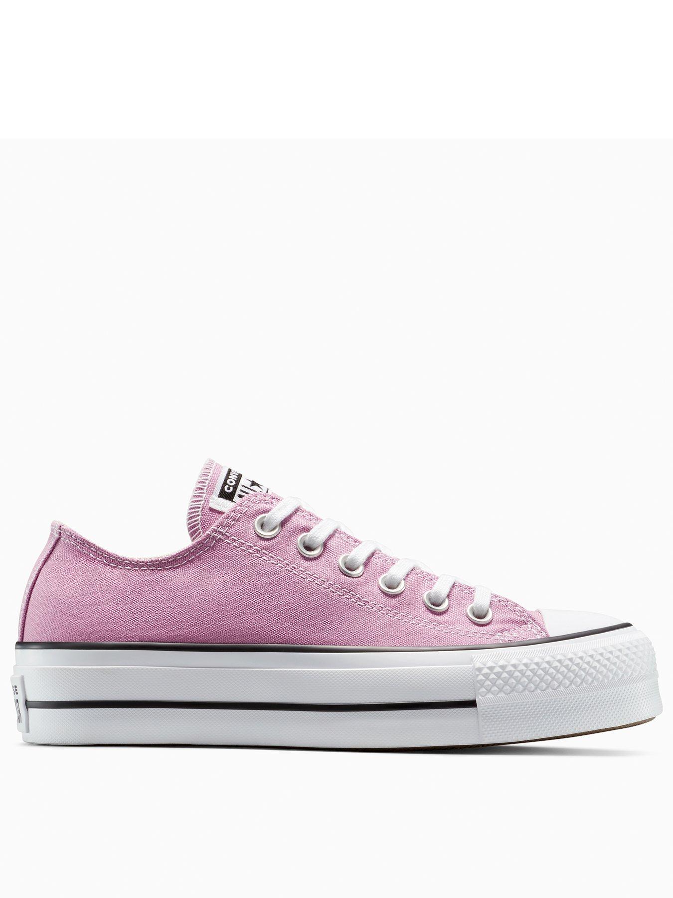 undefined Womens Chuck Taylor All Star Lift Platform Low Top - Pink