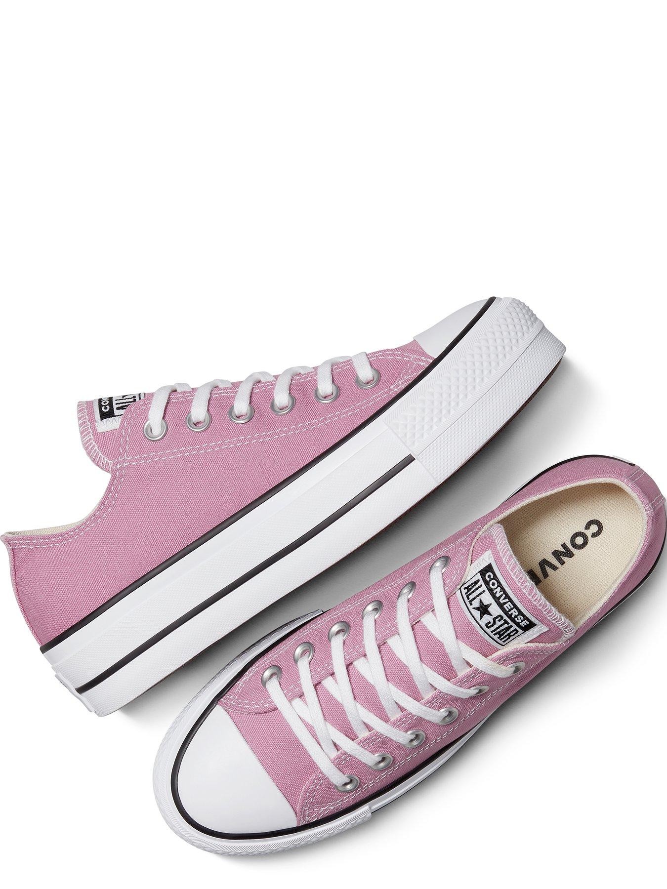 Image 4 of 7 of Converse Womens Chuck Taylor All Star Lift Platform Low Top - Pink