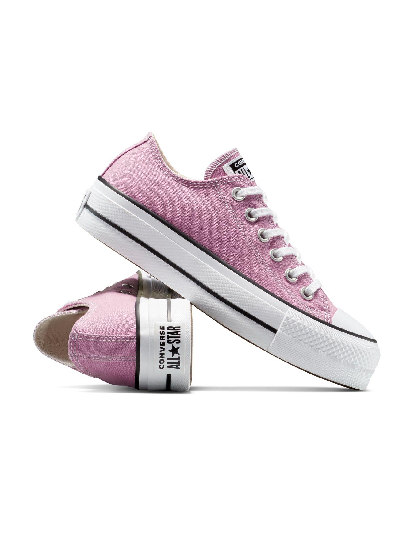 Image 6 of 7 of Converse Womens Chuck Taylor All Star Lift Platform Low Top - Pink