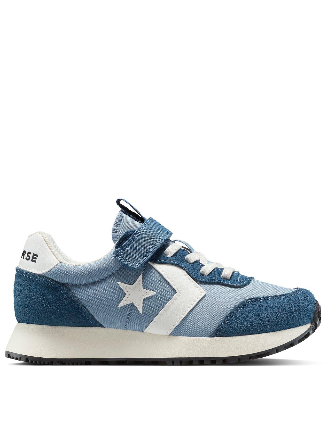 undefined Kids Omega Trainer Easy-On Low Tops - Blue