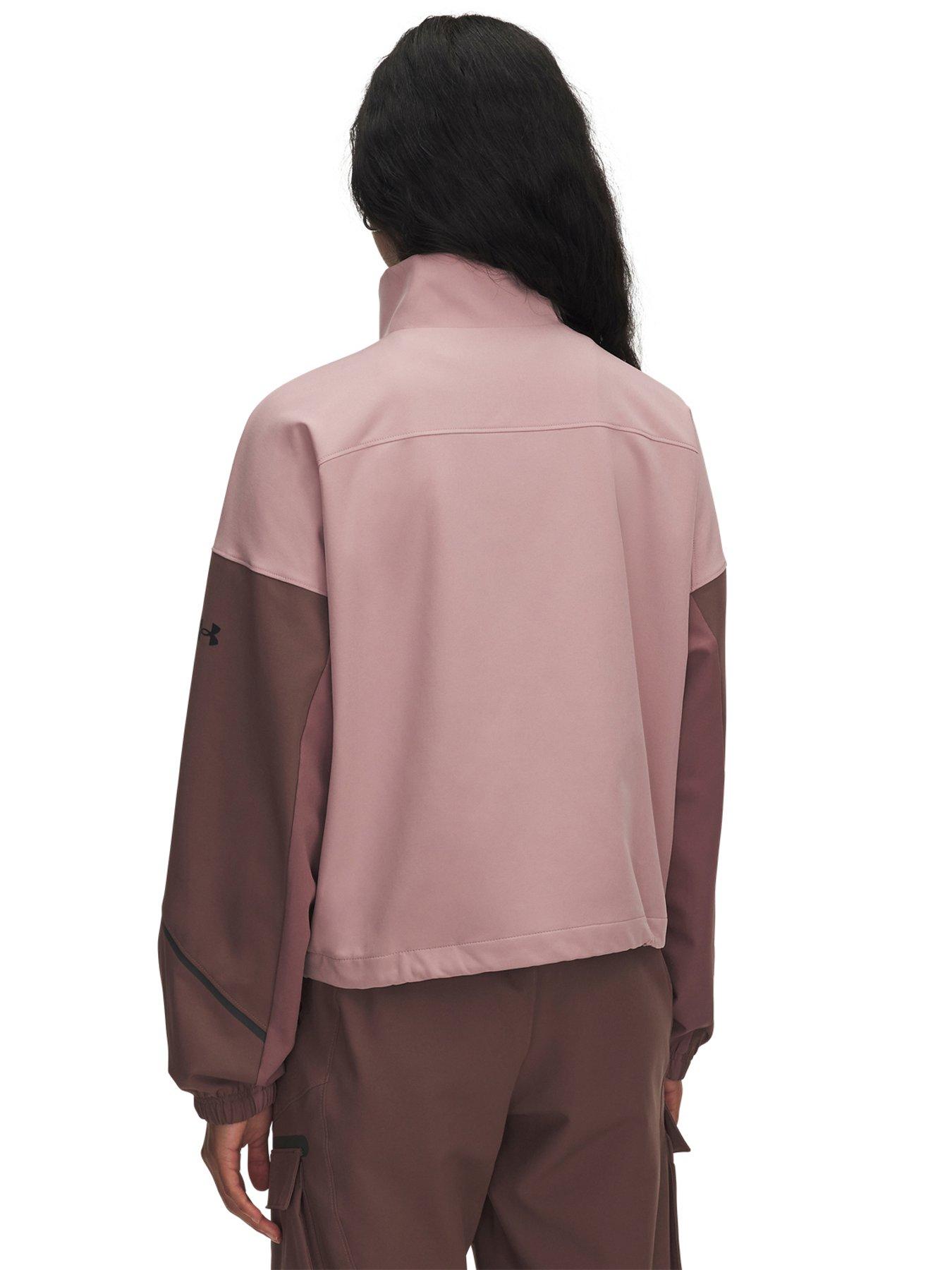 Image 2 of 3 of UNDER ARMOUR Womens Training Unstoppable Jacket - Pink
