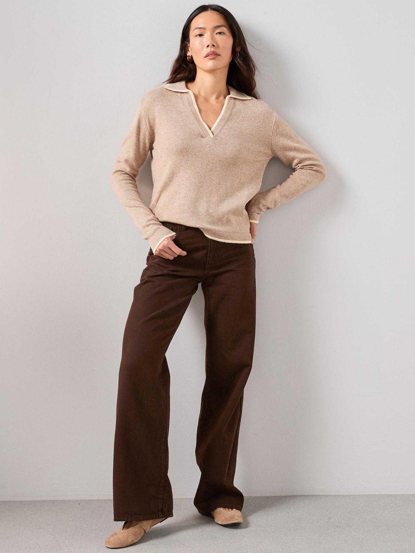 the-very-collection-contrast-tipping-collared-jumper-with-wool-beige