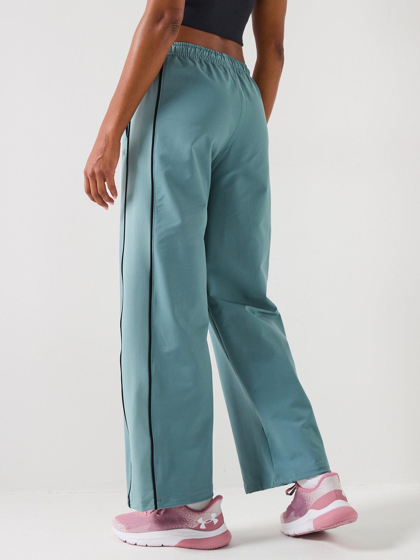 Image 2 of 6 of UNDER ARMOUR Womens Training Rival Woven Pants - Green