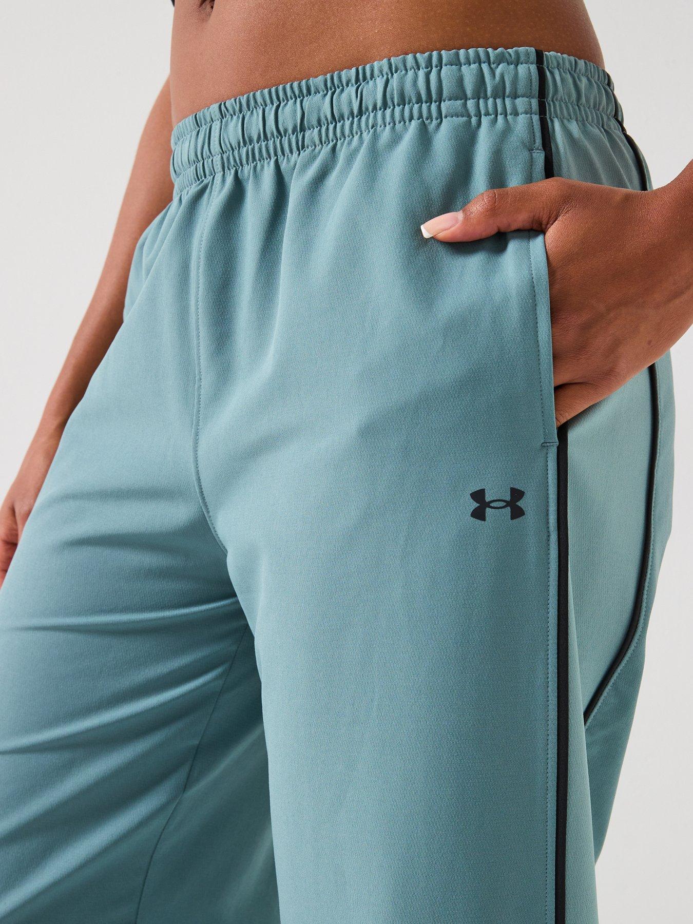 Image 4 of 6 of UNDER ARMOUR Womens Training Rival Woven Pants - Green