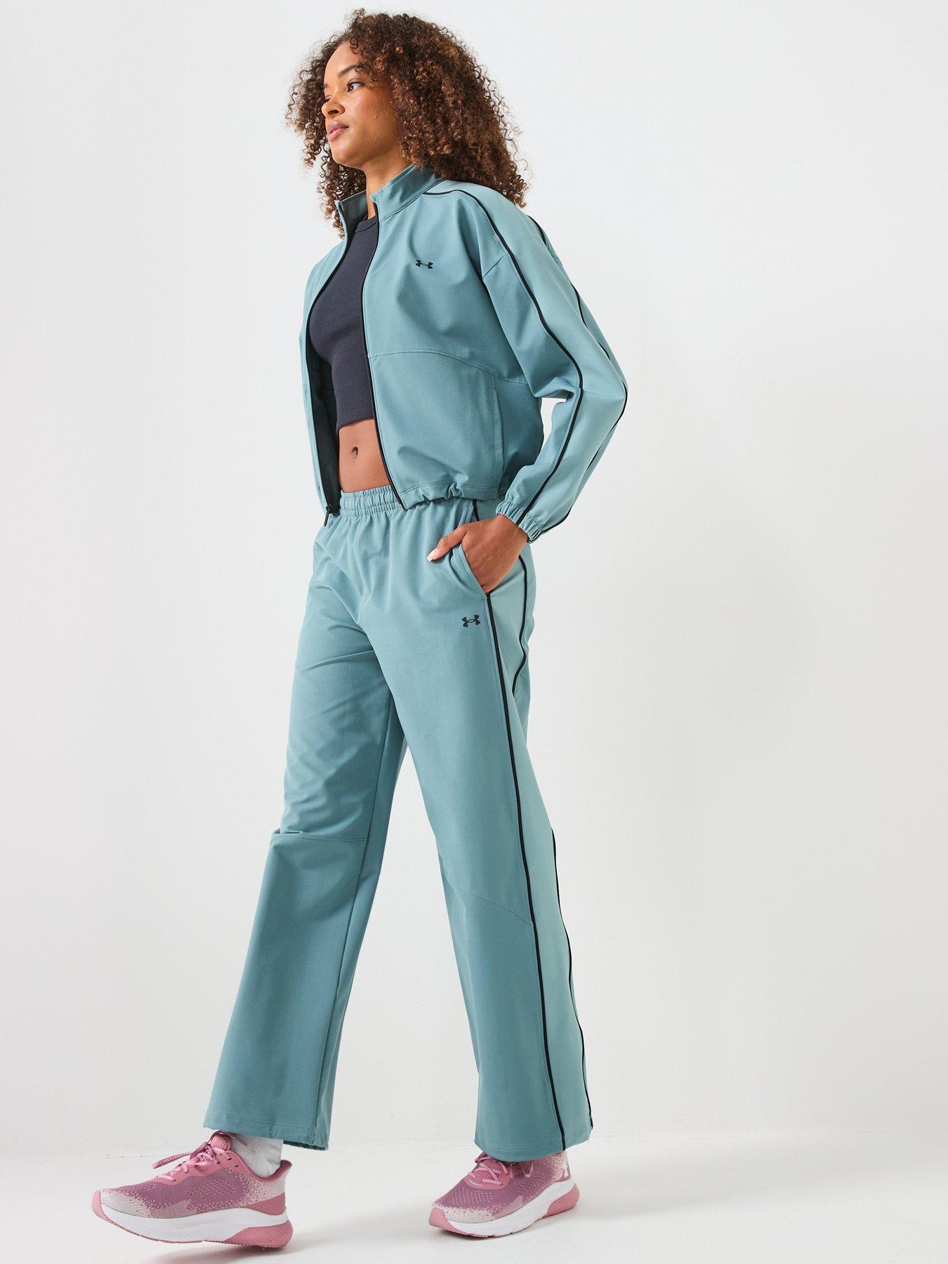 Image 5 of 6 of UNDER ARMOUR Womens Training Rival Woven Pants - Green