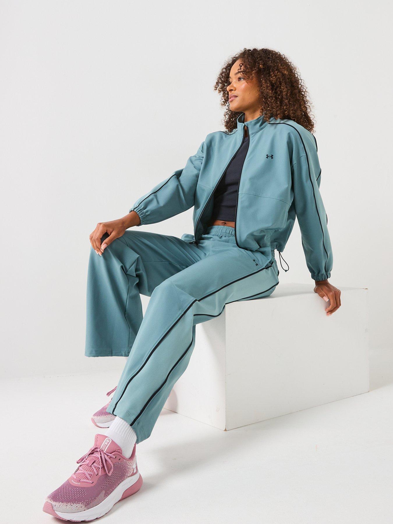 Image 6 of 6 of UNDER ARMOUR Womens Training Rival Woven Pants - Green