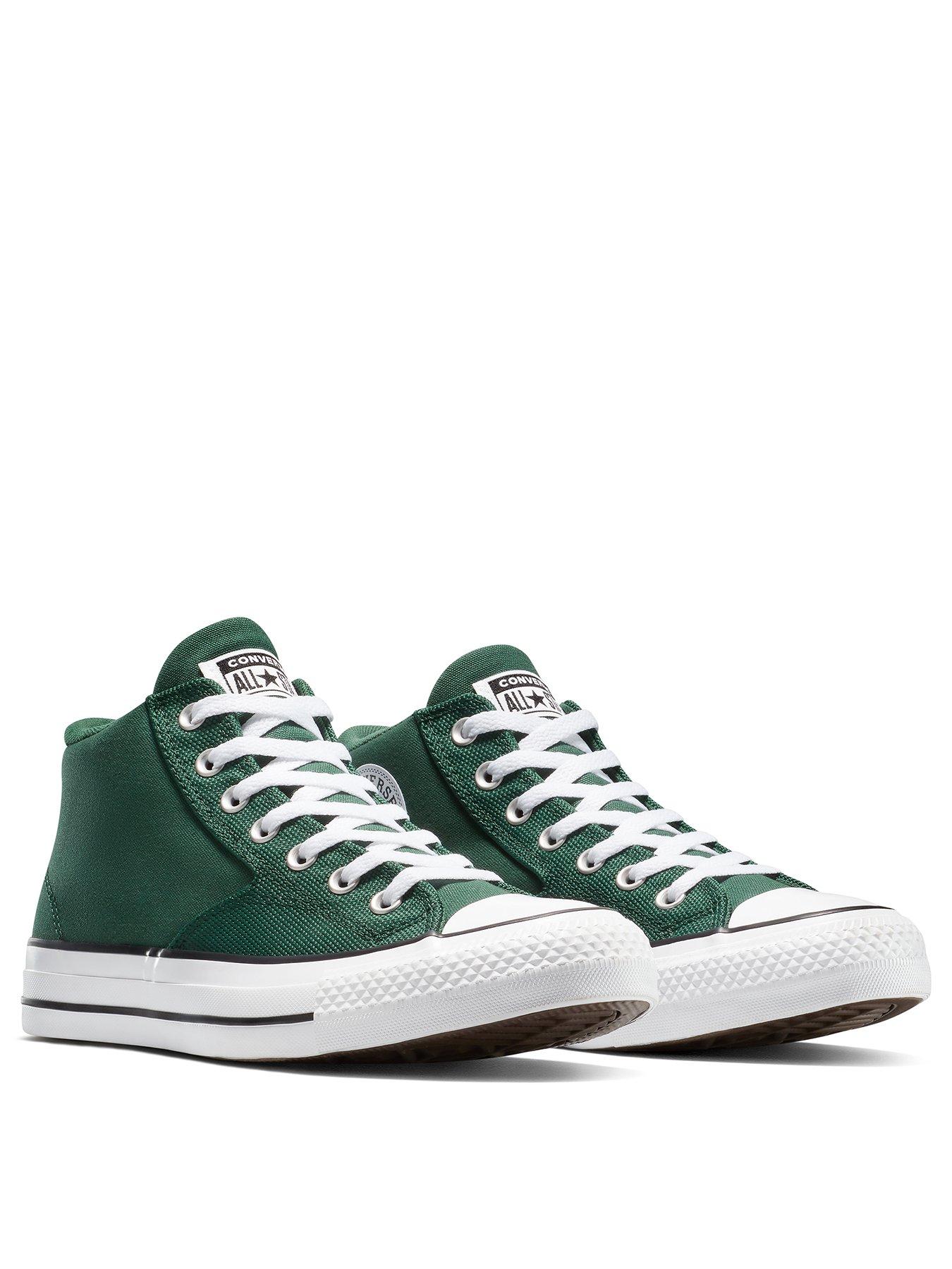  image of converse-mens-converse-chuck-taylor-all-star-malden-street-mid-top--green