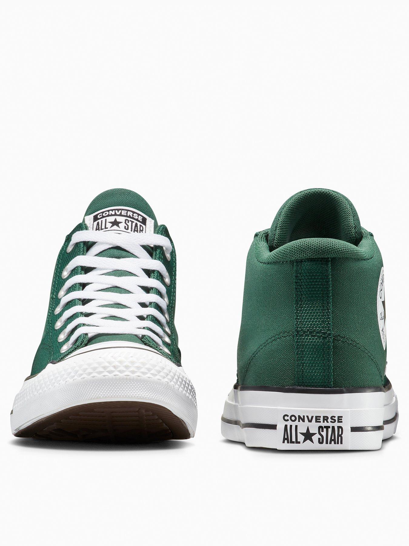  image of converse-mens-converse-chuck-taylor-all-star-malden-street-mid-top--green