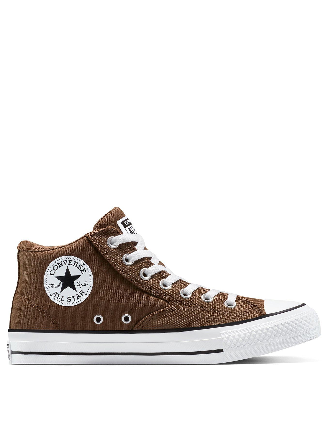  image of converse-mens-chuck-taylor-all-star-malden-street-mid-top-brown