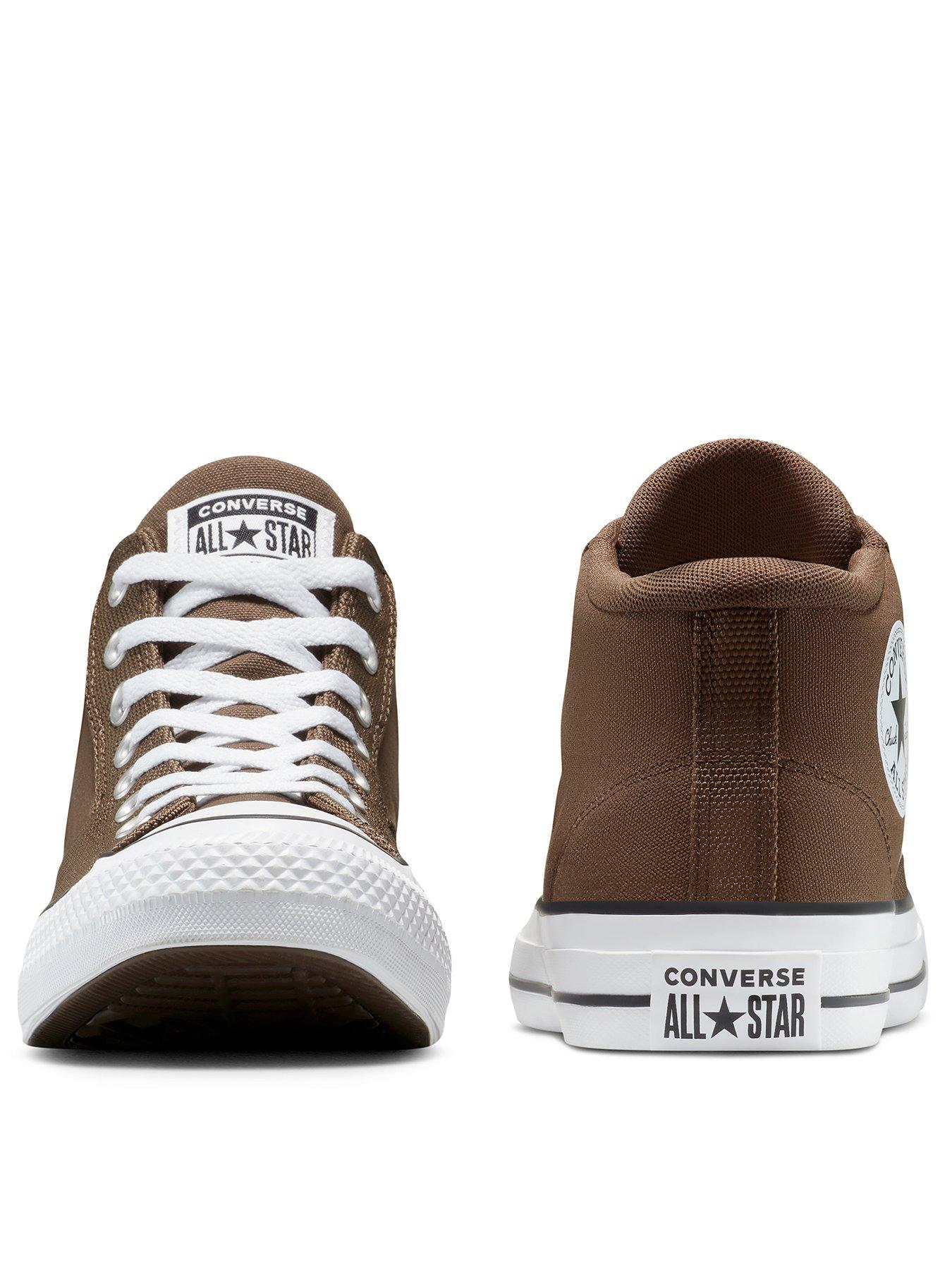 image of converse-mens-chuck-taylor-all-star-malden-street-mid-top-brown