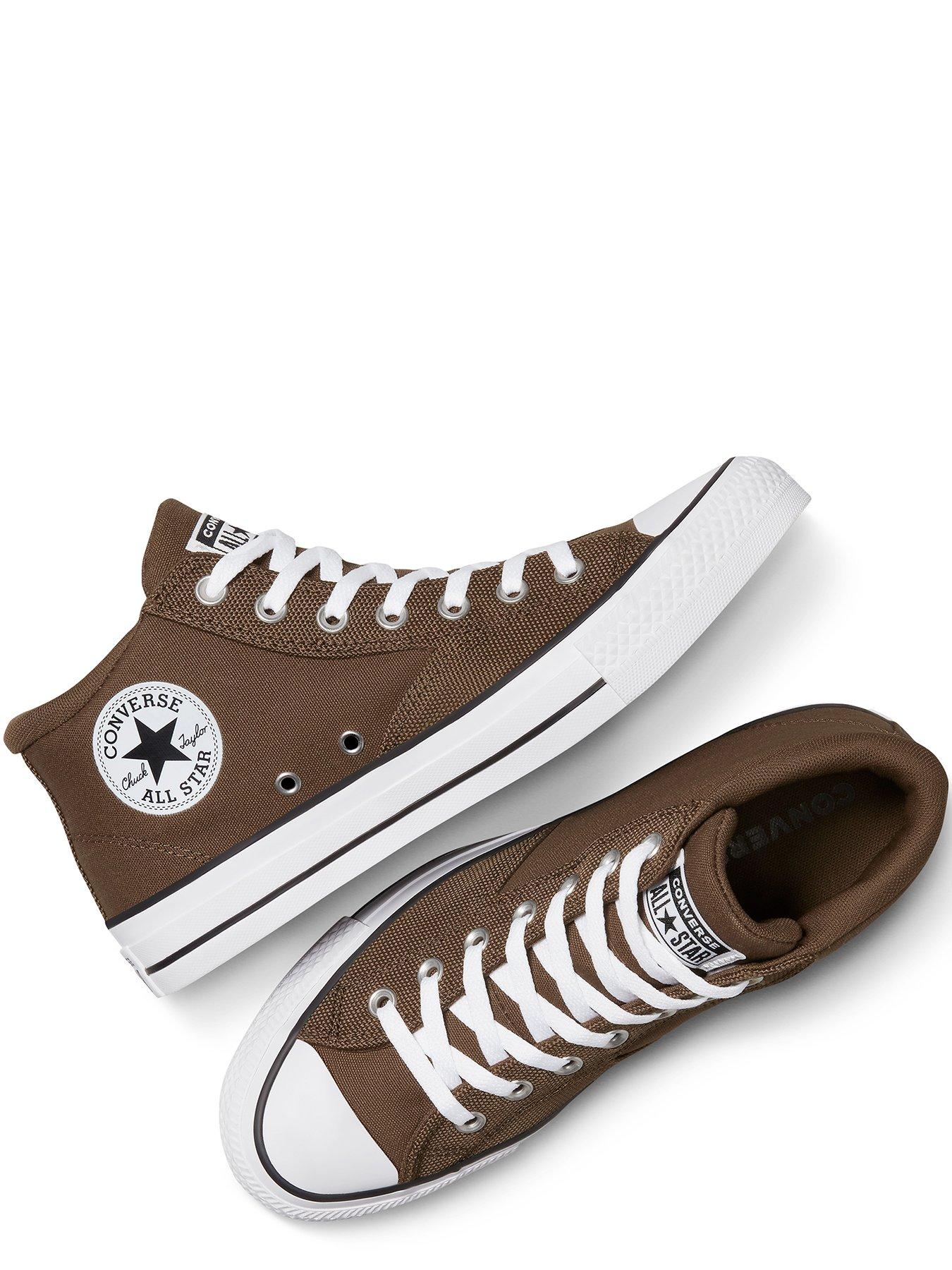 Image 4 of 6 of Converse Mens Chuck Taylor All Star Malden Street Mid Top - Brown