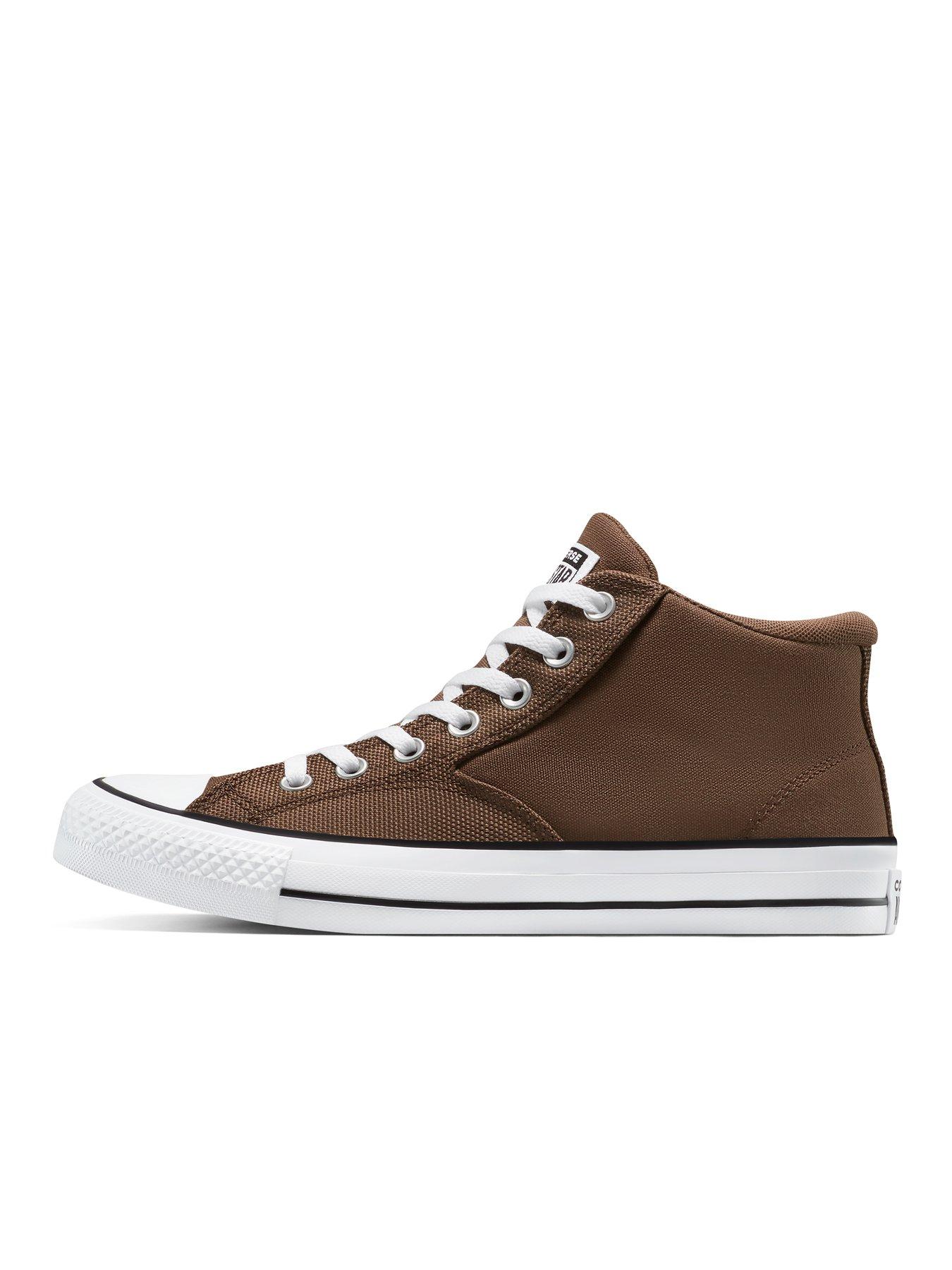  image of converse-mens-chuck-taylor-all-star-malden-street-mid-top-brown
