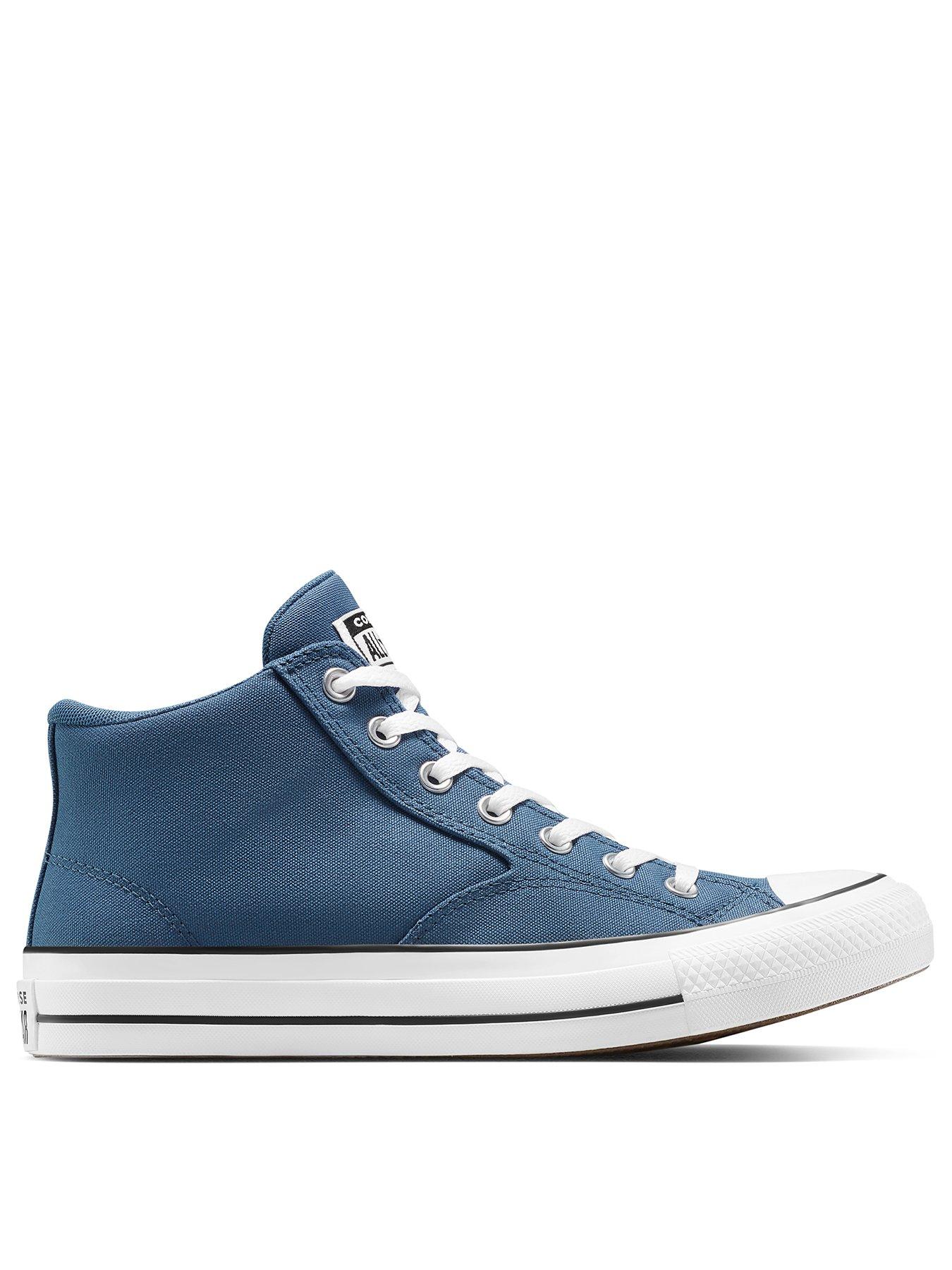 Image 1 of 6 of Converse Mens Chuck Taylor All Star Malden Street Mid Tops - Blue
