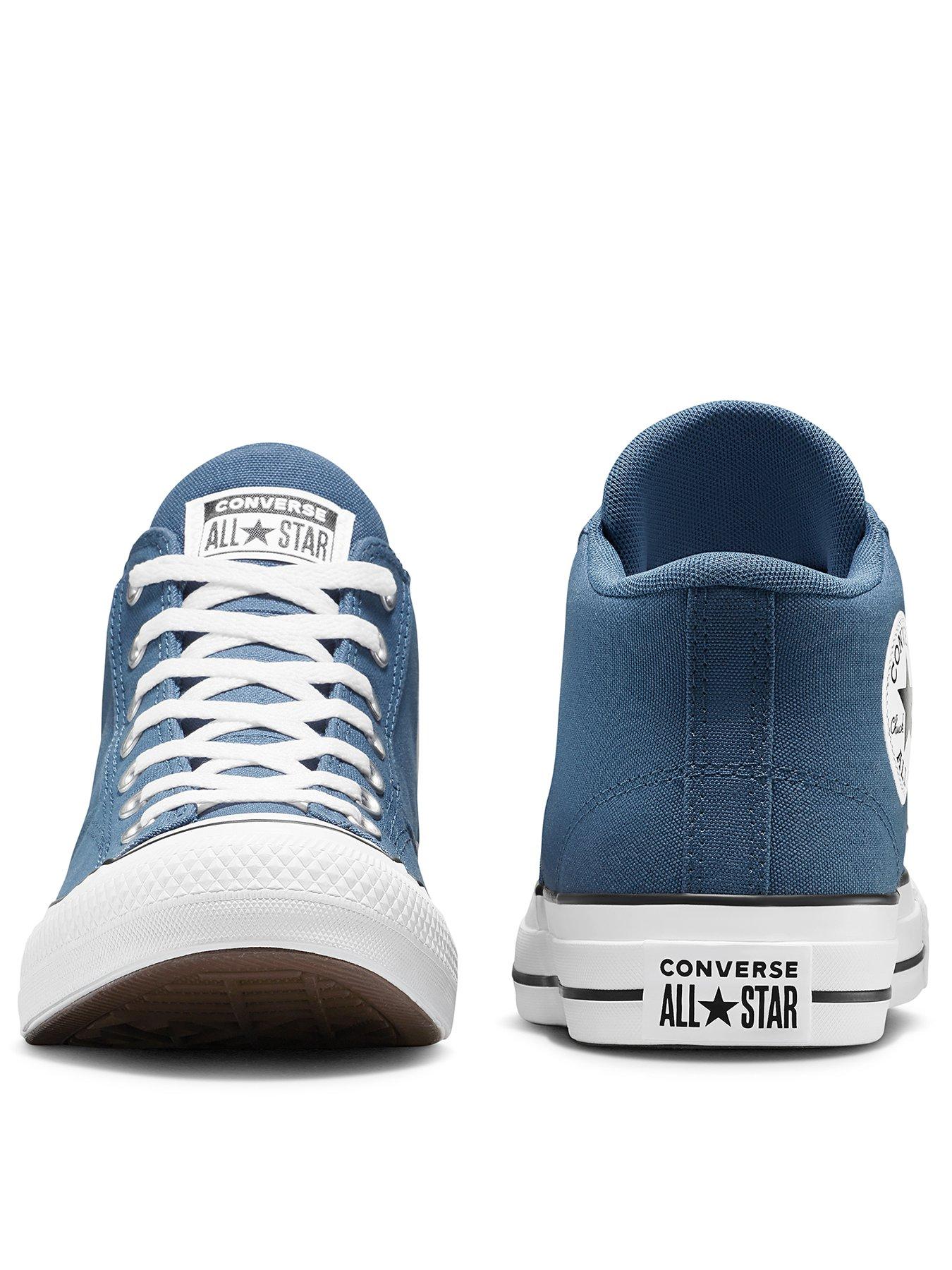 Image 3 of 6 of Converse Mens Chuck Taylor All Star Malden Street Mid Tops - Blue
