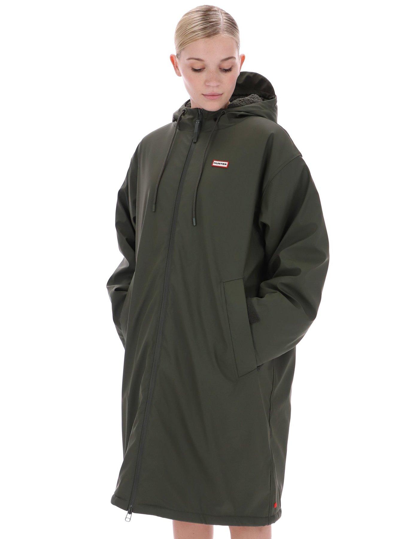 Hunter Cocoon Cloak Cocoon Fleece Lined Cloak - Khaki