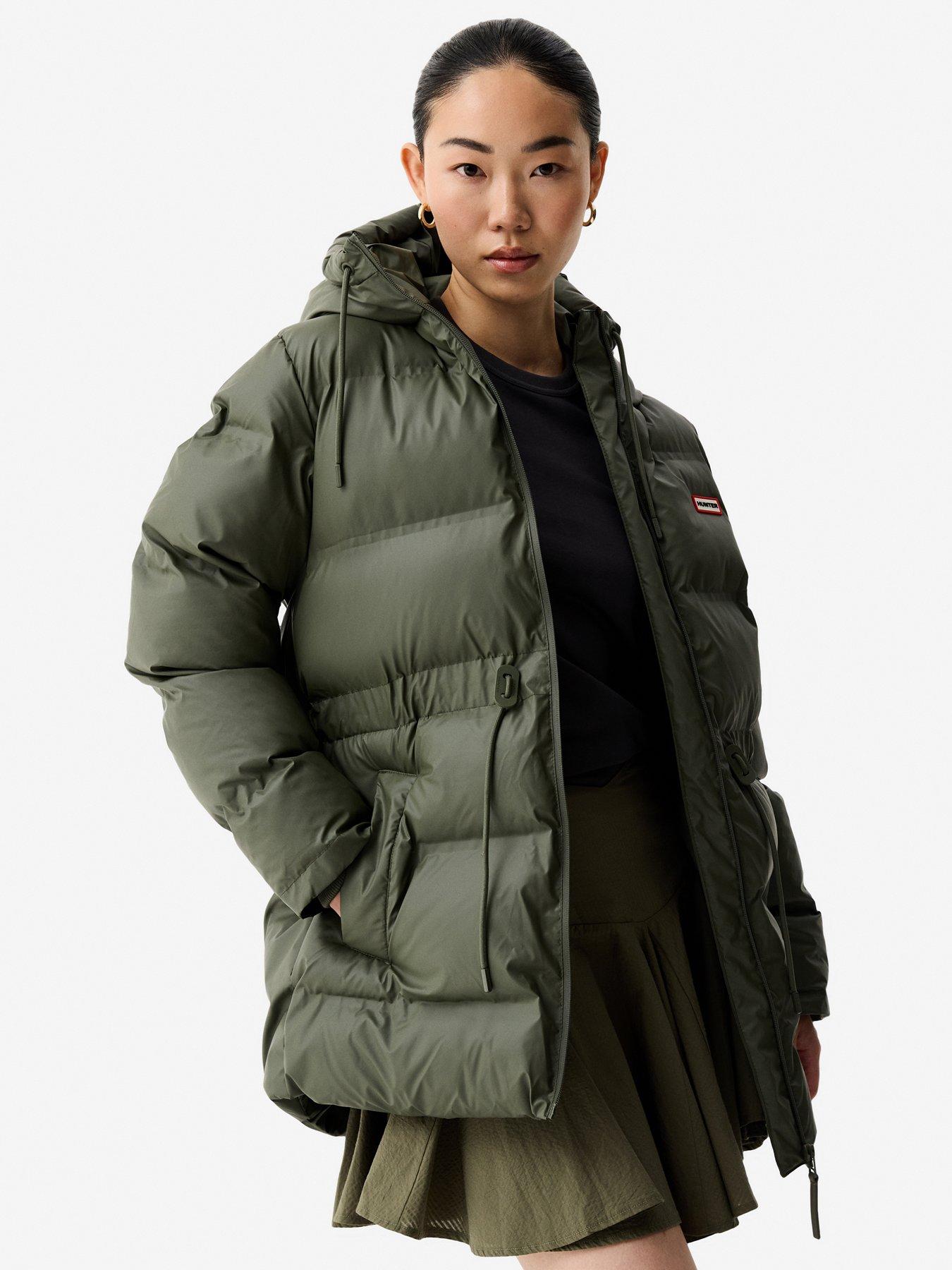 Hunter Lemhisonic Welded Pu Padded Jacket - Khaki