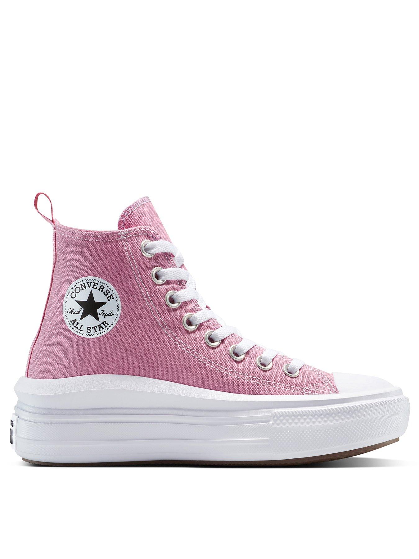 undefined Juniors Converse Chuck Taylor All Star Move Platform High Top -pink